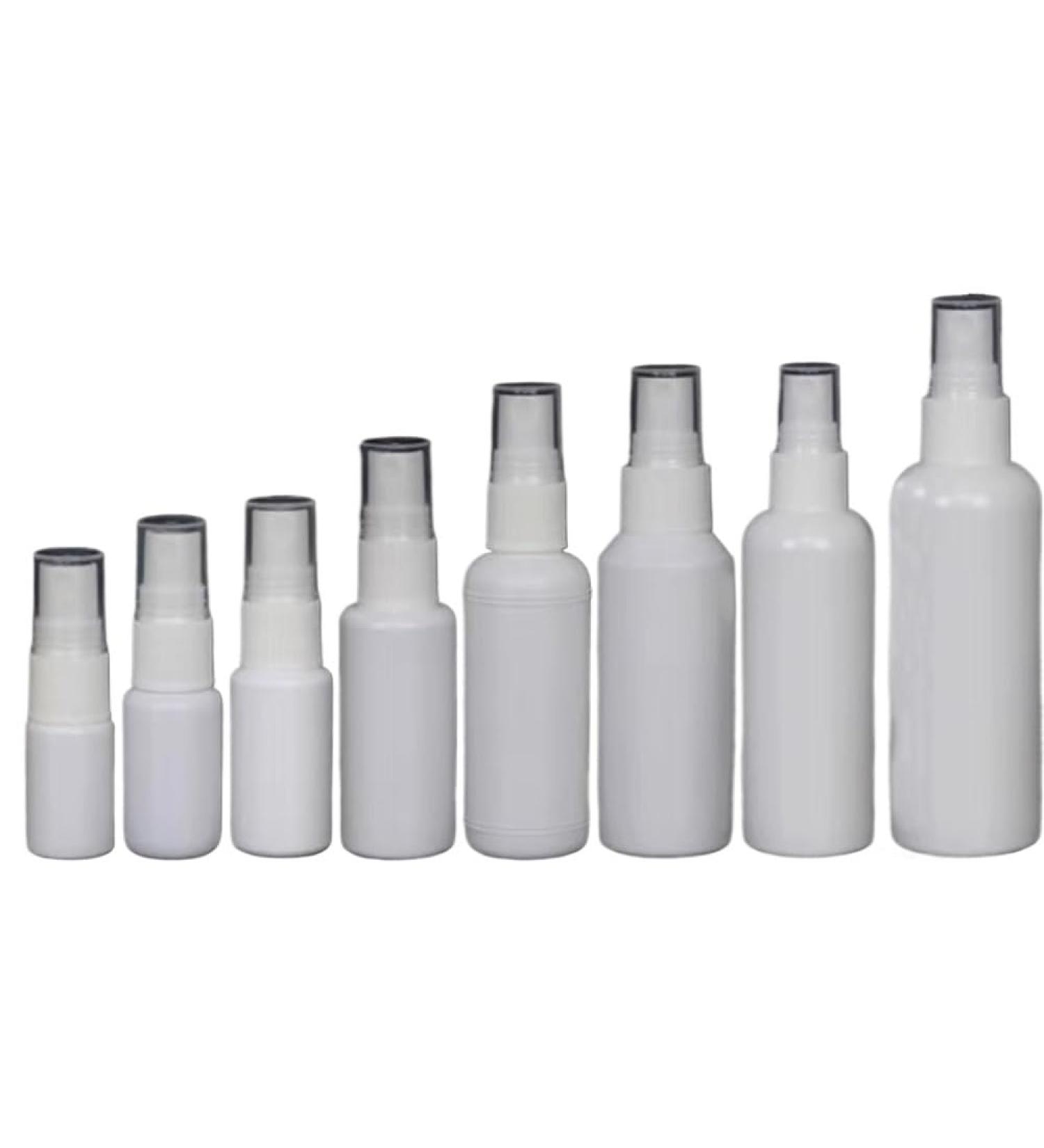 GeRRiT Small Spray Dispenser Bottle Fine Mist Plastic Spray Empty Bottle Refillable Mini Travel Kit Reusable for Cleaning Gardening Plants White - Buy Online on GoSupps.com
