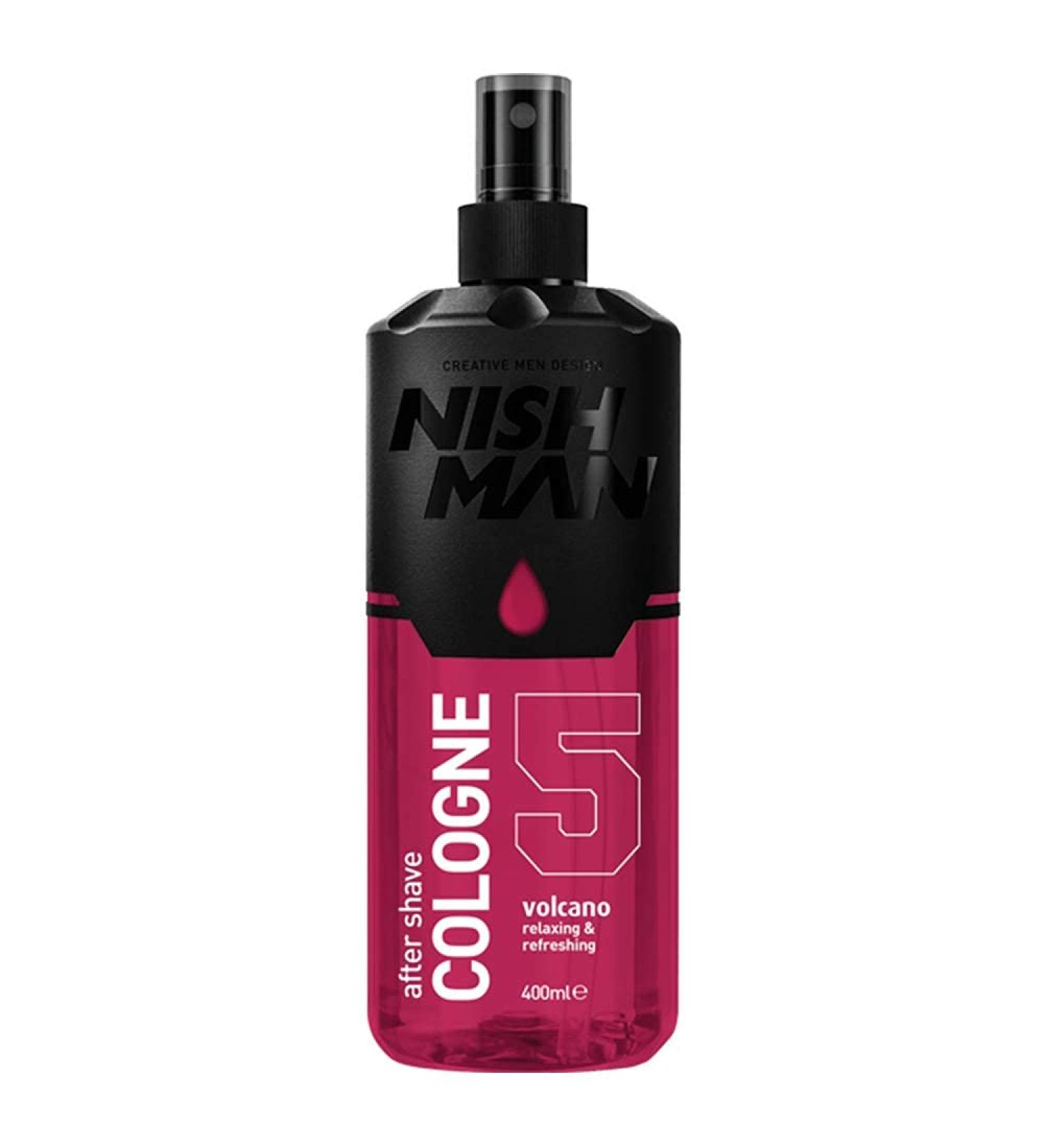 nishman After Shave Cologne 05 Volcano 400ml 13.53 Fl Oz (Pack of 1) 05 Volcano - Buy Online on GoSupps.com