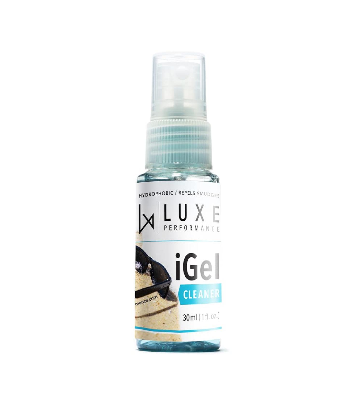 IGel Cleaner | Hydrophobic Spray Gel for Smudge-Free Screens Lenses & Glasses - Oil & Dirt Repellent - Buy Online on GoSupps.com