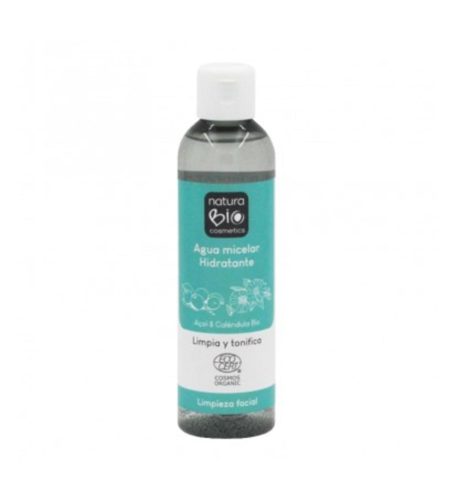 Naturabio Cosmetics NaturaBIO Cosmetics Moisturizing Micellar Water Calendula and Acai Organic 200 ml