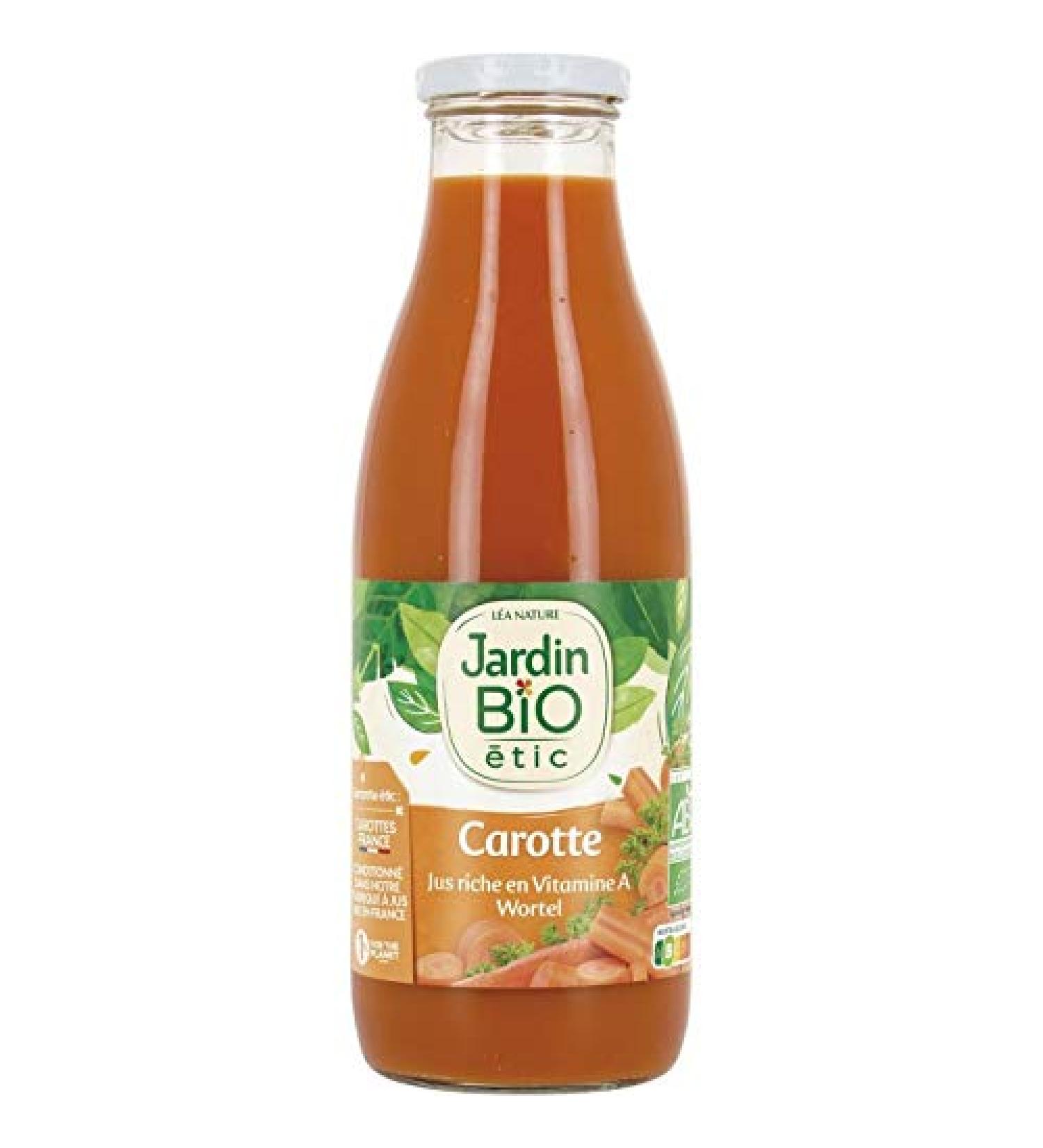 ORGANIC GARDEN CARROT JUICE ORGANIC 75 CL GARDEN ORGANIC ETIC SET OF 4 - Buy Online on GoSupps.com