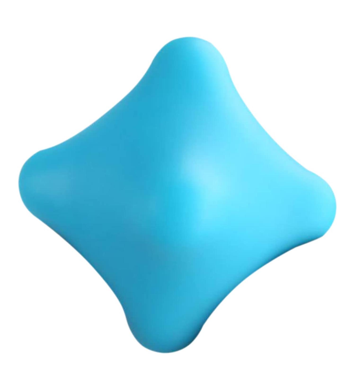 Healeved Silicone Massage Globe - Hand & Foot Massage Balls for Relaxation & Training | 5.7cm Blue - Buy Online on GoSupps.com