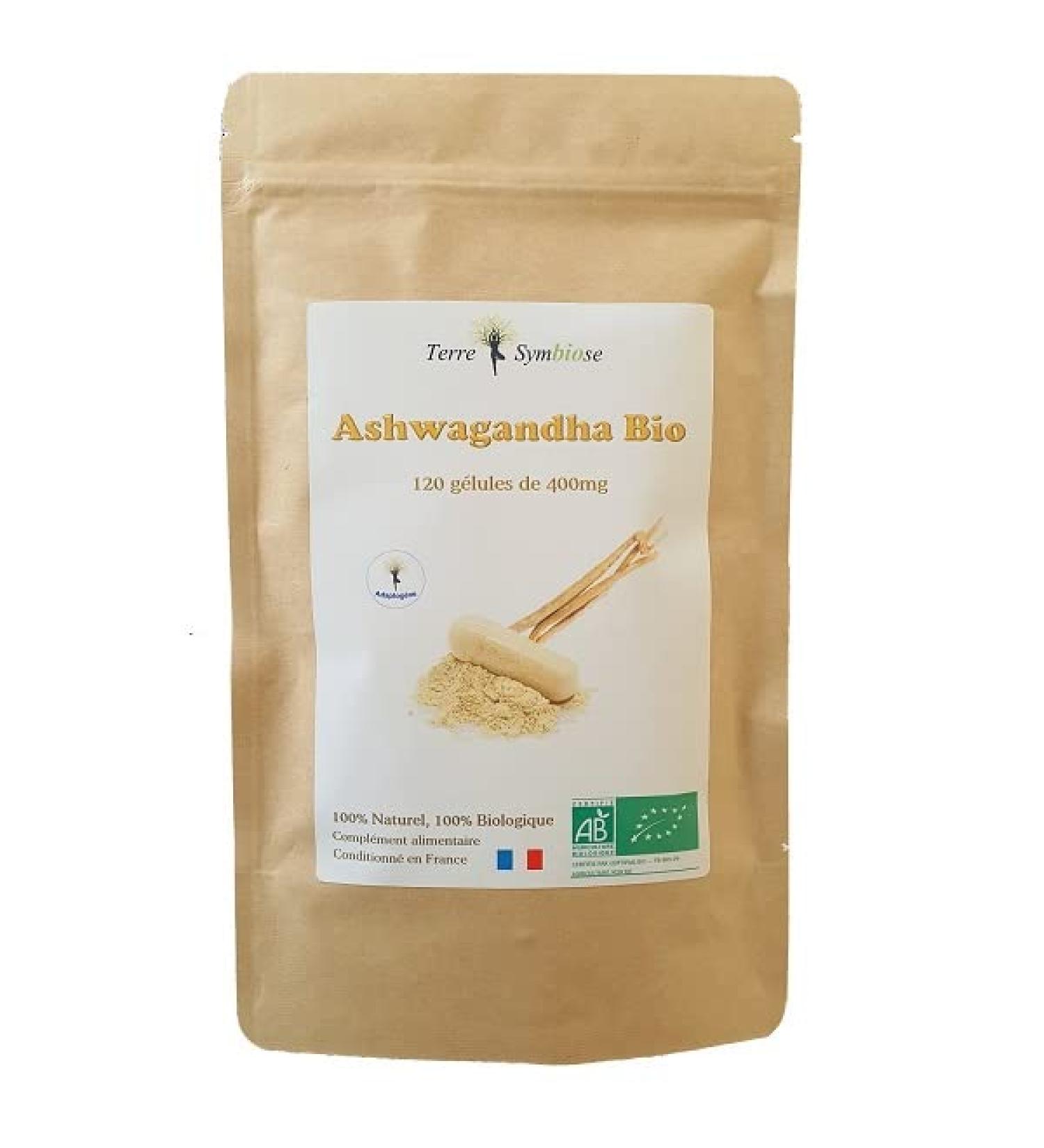 Organic Ashwagandha - 120 capsules of 400 mg - Buy Online on GoSupps.com