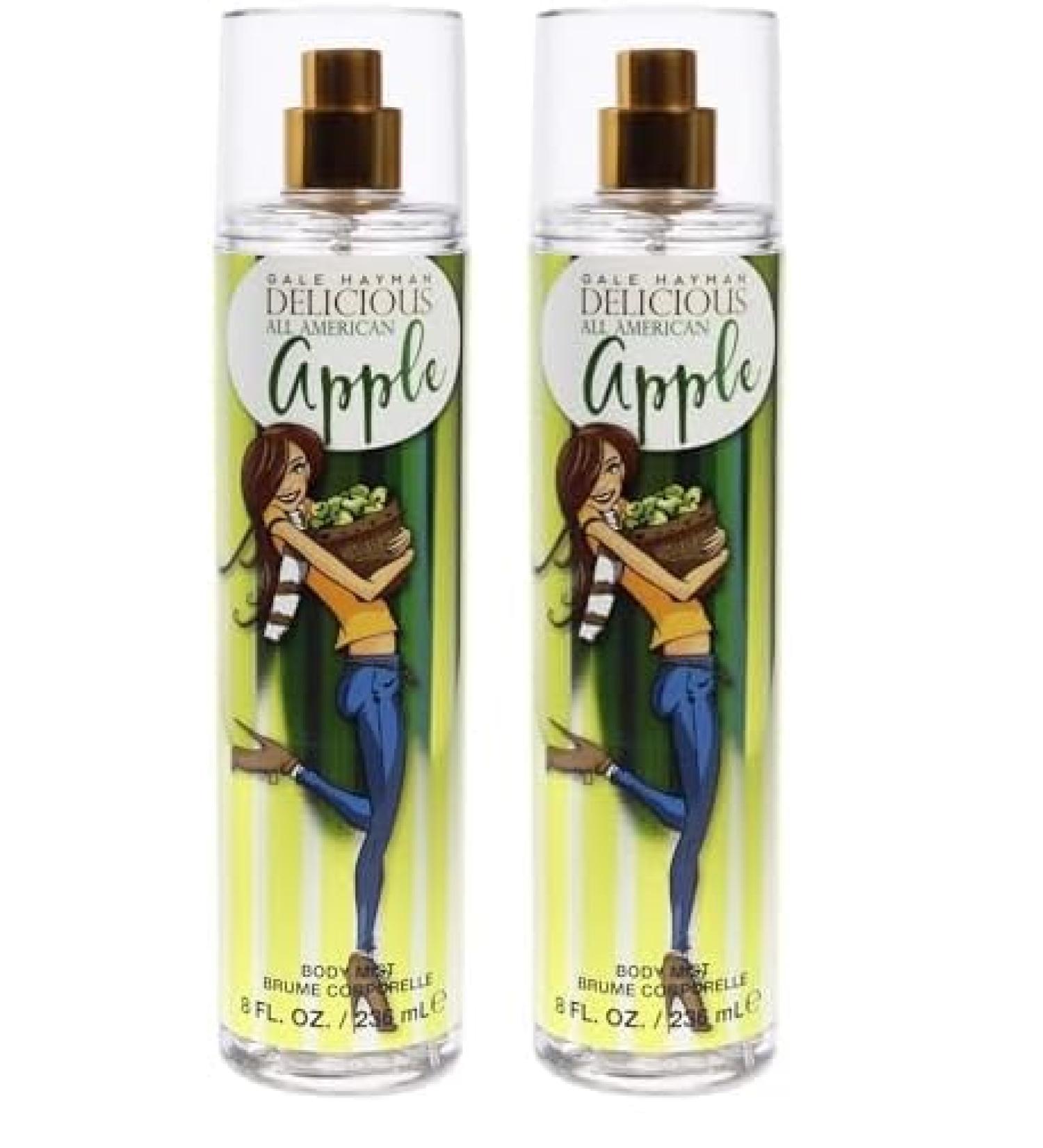 Gale Hayman Delicious All American Apple Women Body Mist 8 oz I0112040 (Pack of 2) 8 Fl Oz (Pack of 2)