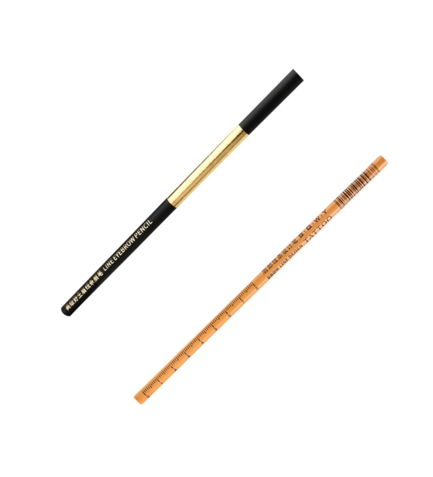 BELLIFFY 2pcs Eyebrow Pencil Waterproof Eyebrow Pen Makeup Pens Eyebrow Makeup Pencils Brow Pencils Wooden - Buy Online on GoSupps.com