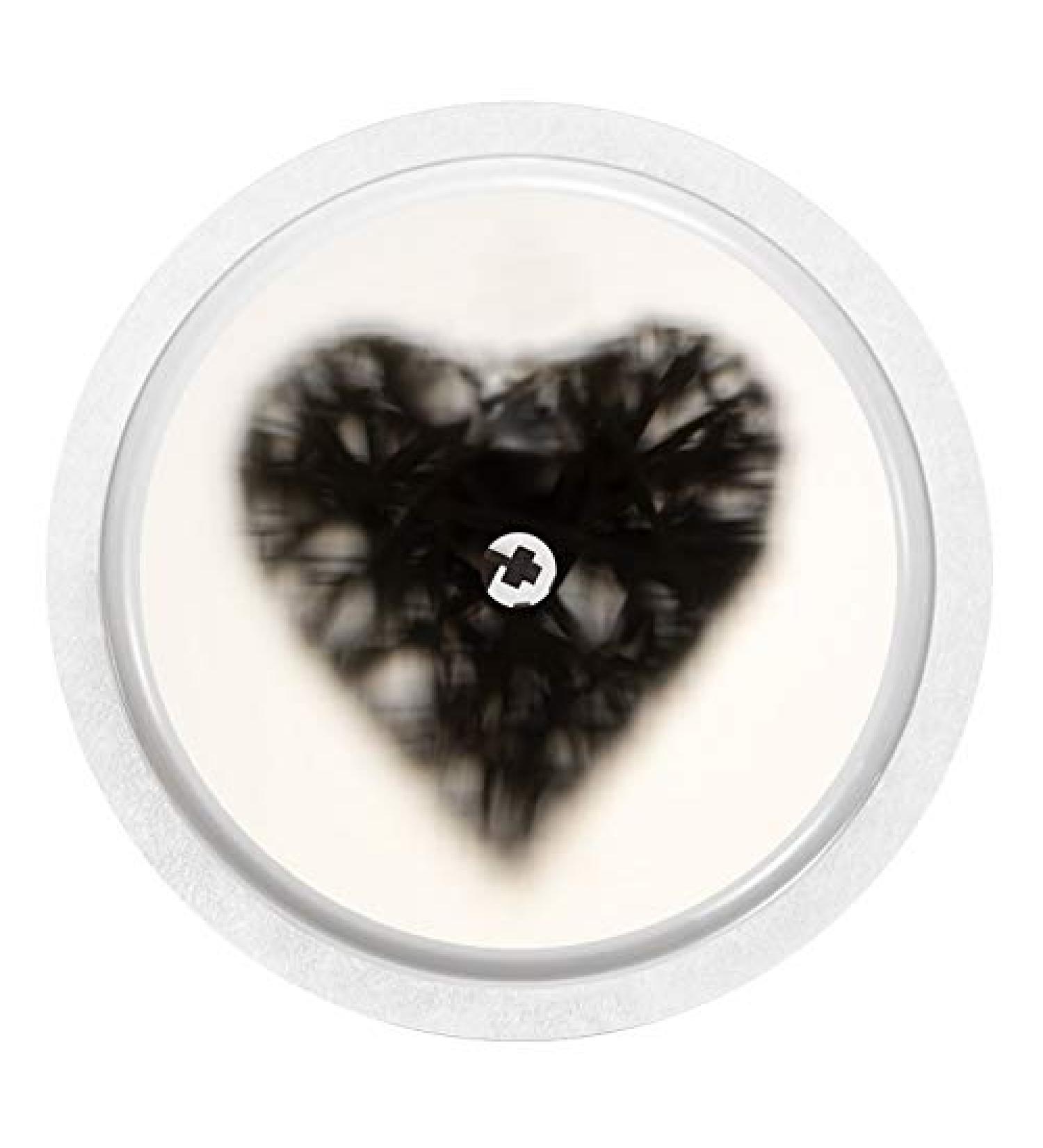 Sticker for FreeStyle Libre 2 Sensor 2x Heart Shadow myDili Diabetes