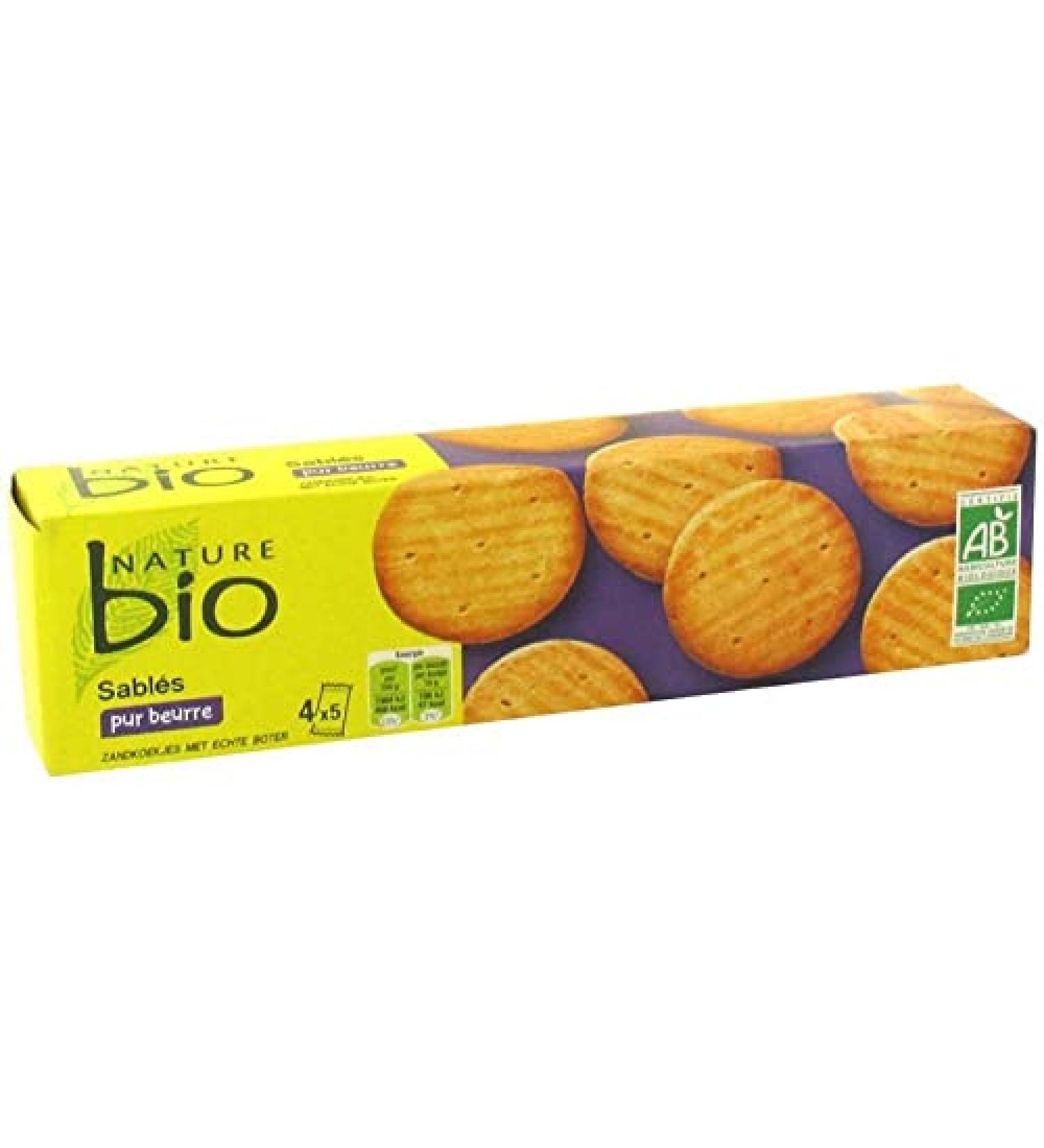 NATURE BIO - Organic Butter Shortbread 200G - Pack of 4 - Sold in Packs - Buy Online on GoSupps.com