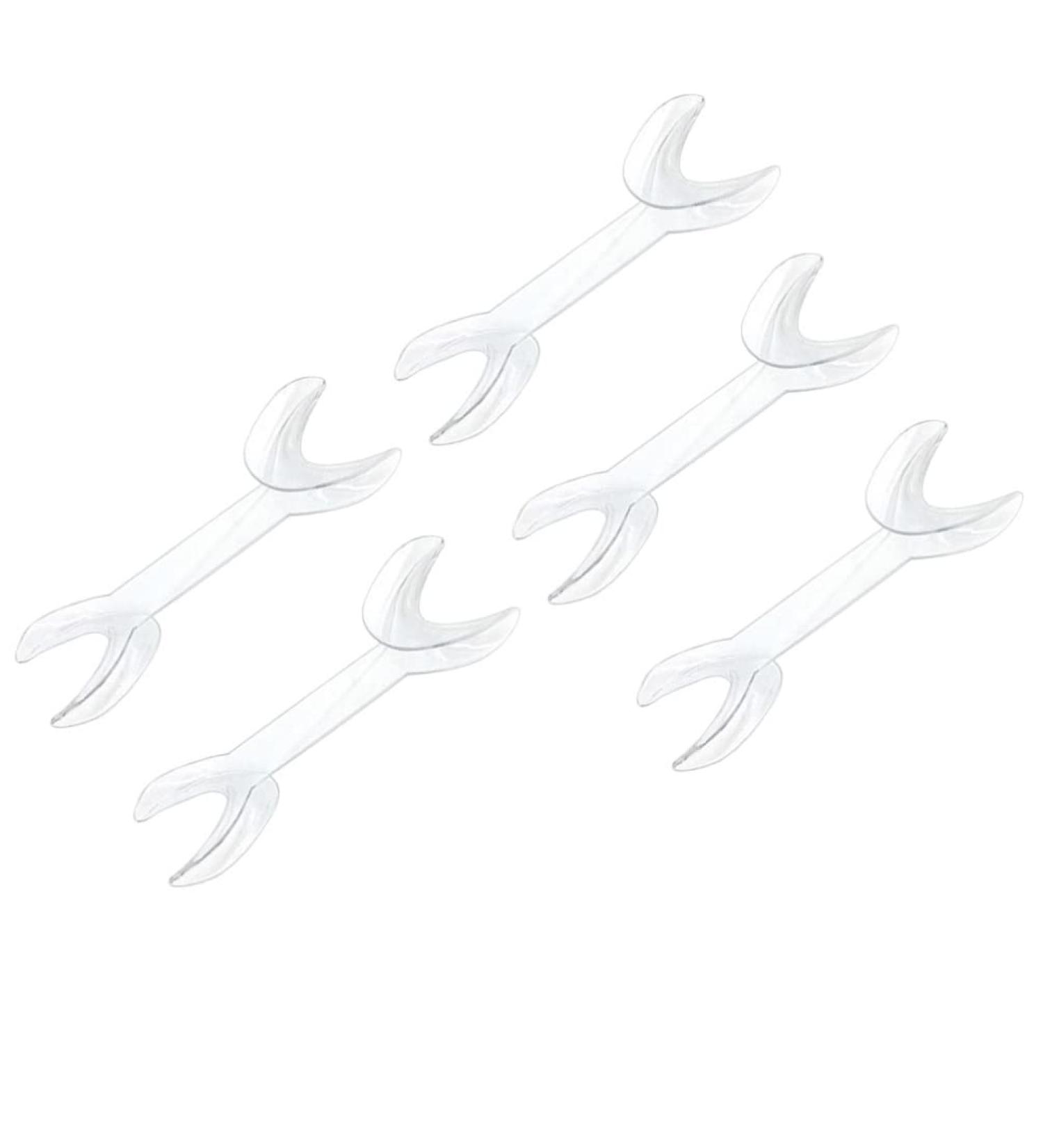 EXCEART Dental Mouth Opener 5Pcs Double Head Cheek Retractors - Disposable T-Shape Orthodontic Lip Retractors - Buy Online on GoSupps.com