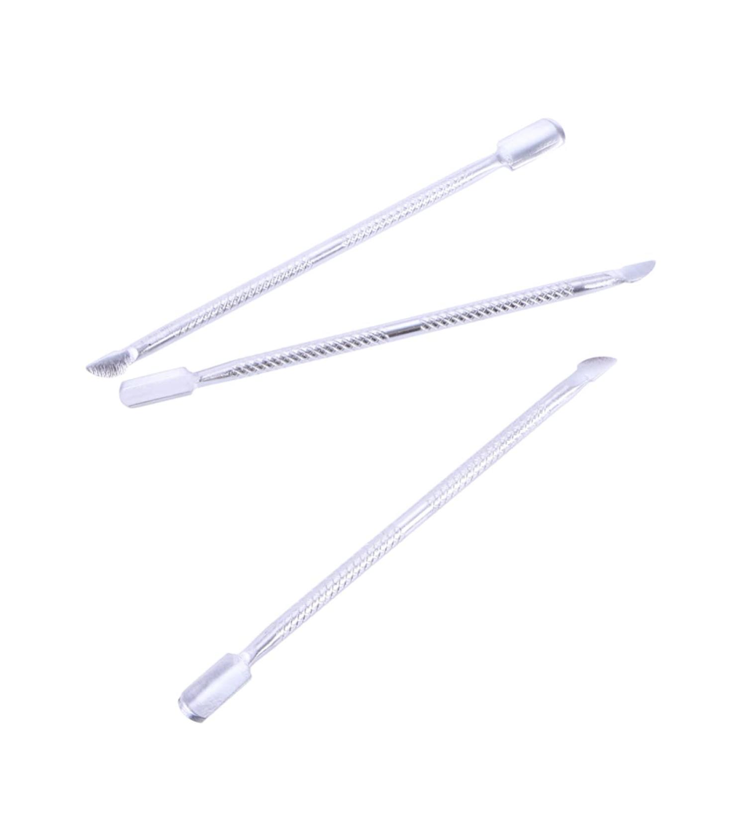 Nail Cutter Stainless Steel Cleaner Serving Spoon Made of Metal Nail Dead Skin Pusher Cuticle Spoon Pusher Spoon Pusher for Cuticle Detergent Pusher Suite - Buy Online on GoSupps.com