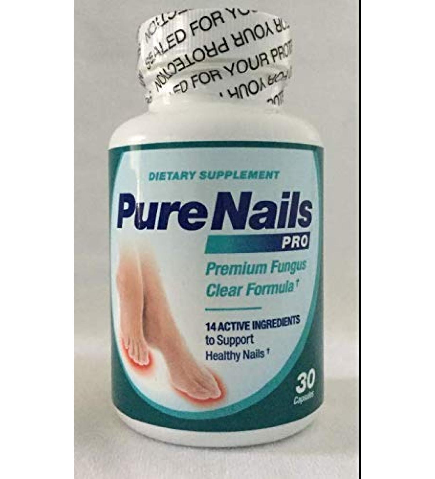 Pure Nails Pro Premium Fungus Clear Formula - 30 CT Capsules