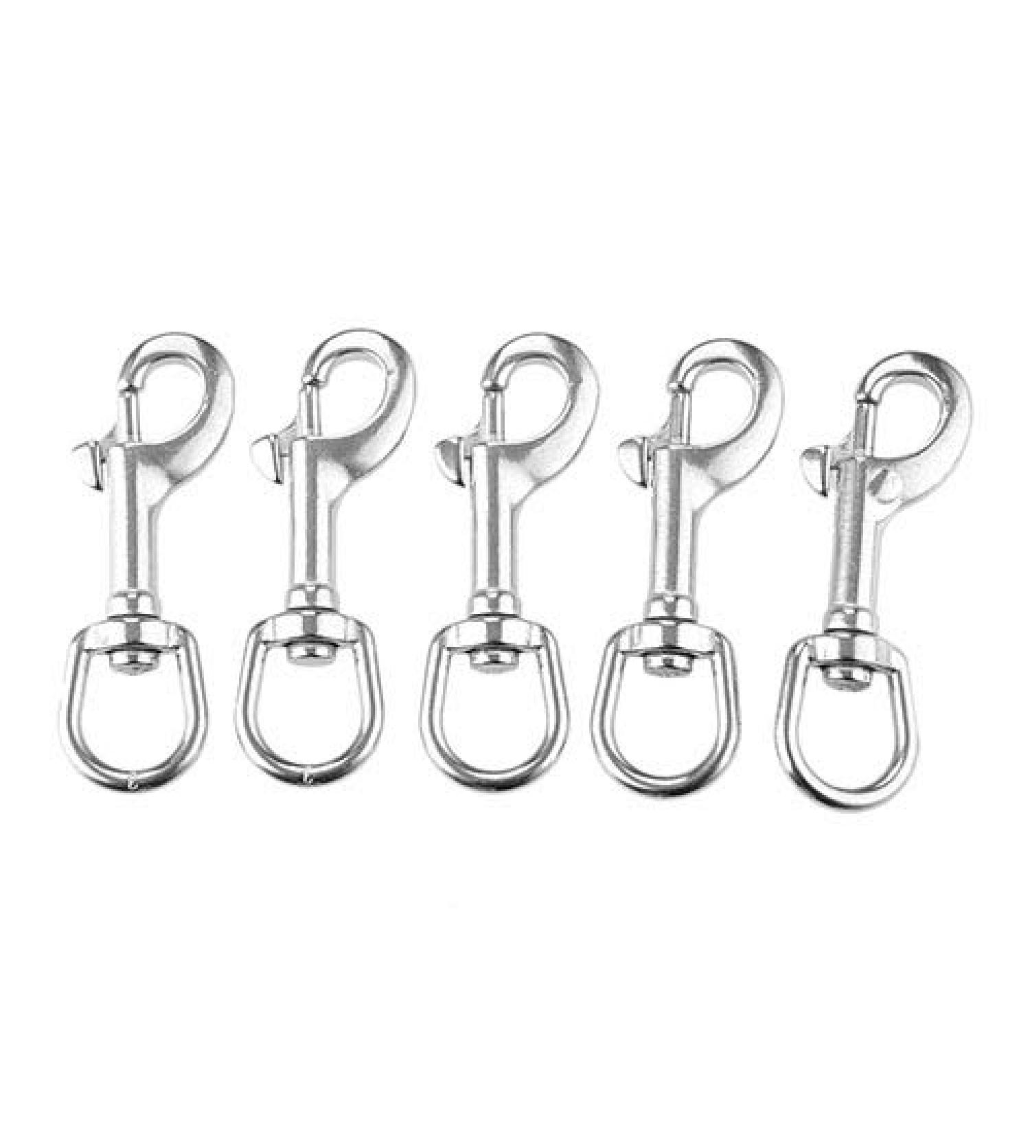 Swivel Eye Bolt Snap Hook Mount 316 Stainless Steel with Rubber Pad - Pack of 5 for Fishing Boat, Canoe & More - Buy Online on GoSupps.com