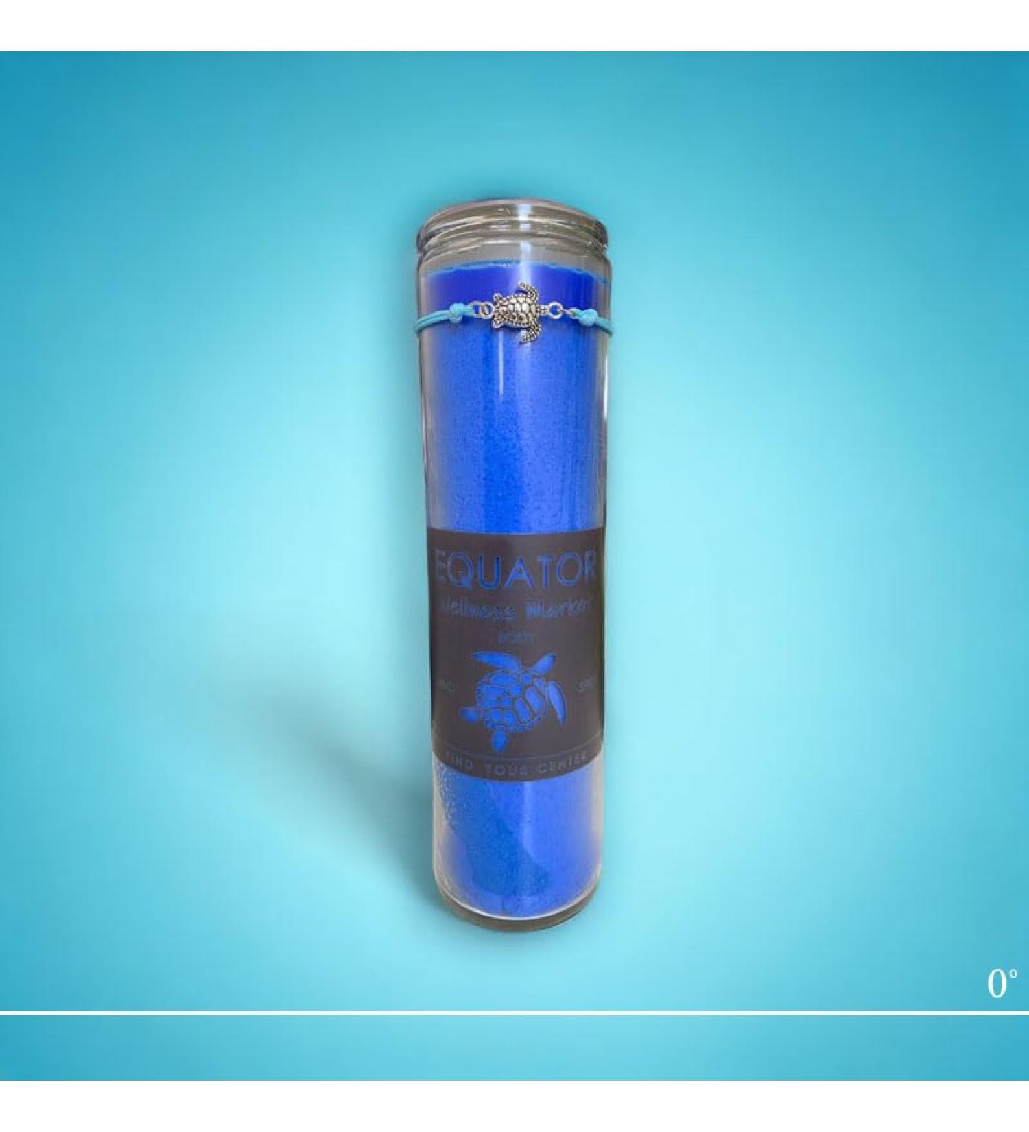 Tortuga by Equator Wellness Market - Blue Turtle Centering Candle for Meditation Yoga & Well-Being | Tropical Ambiance & Vitality Candle - Buy Online on GoSupps.com