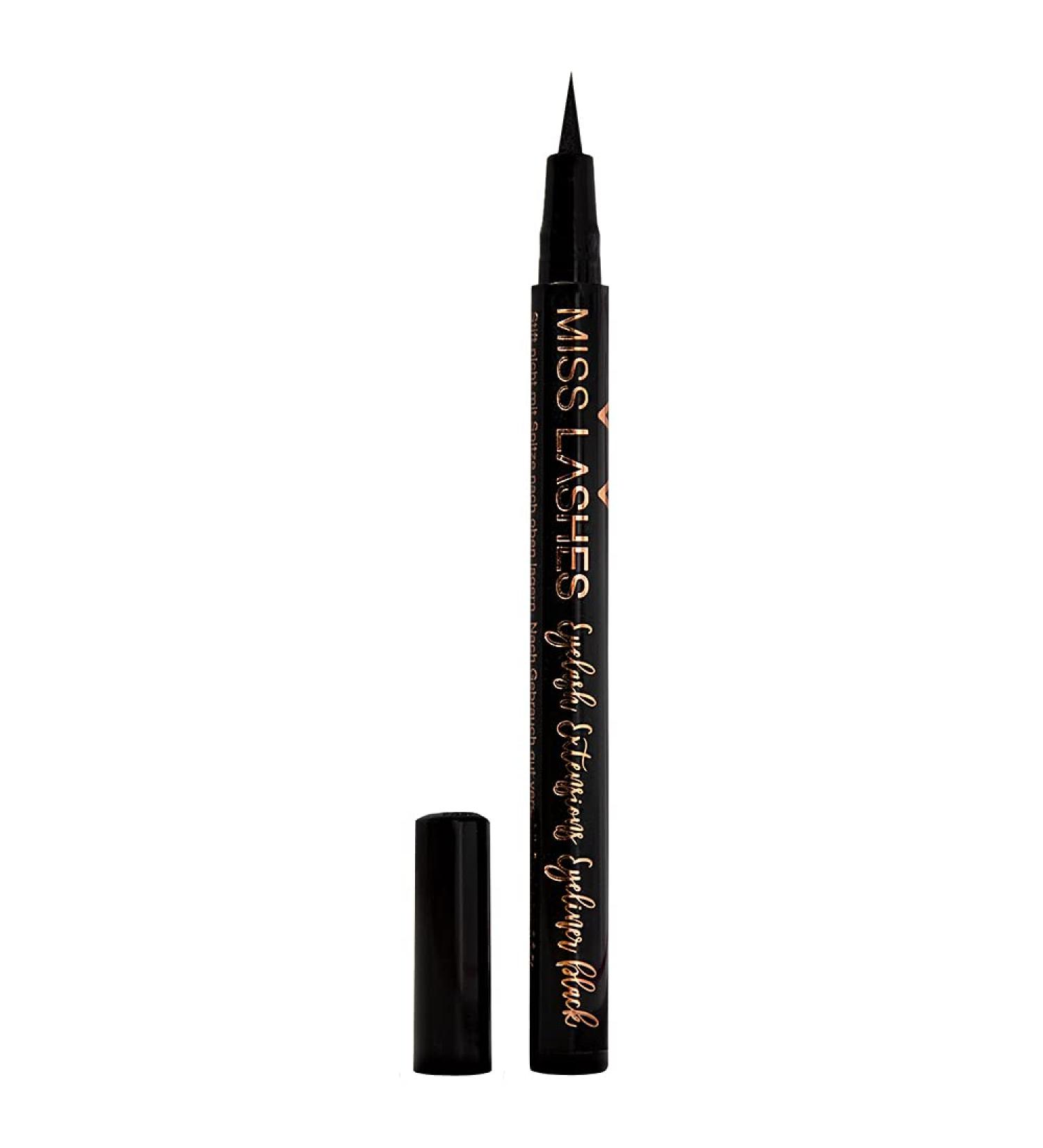 Miss Lashes Eyeliner for Eyelash Extensions - Long-Lasting Precise Black Eyeliner Protects Lashes & Glue | Perfect for Lash Extensions - Buy Online on GoSupps.com