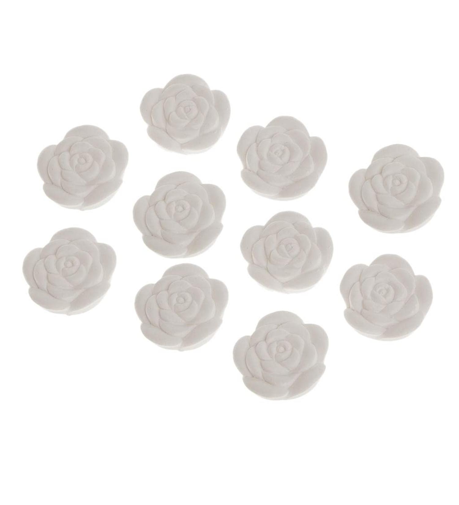 F Fityle 10 Pieces Fragrance Stone - Aromatic Essential Oil Room Diffuser White | International Shipping Available - Buy Online on GoSupps.com
