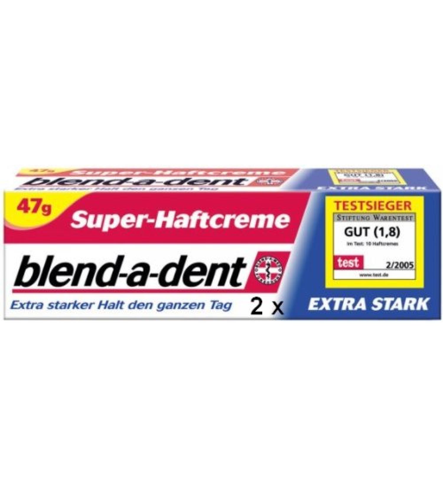 blend-a-dent super adhesive cream extra strong 47 g each