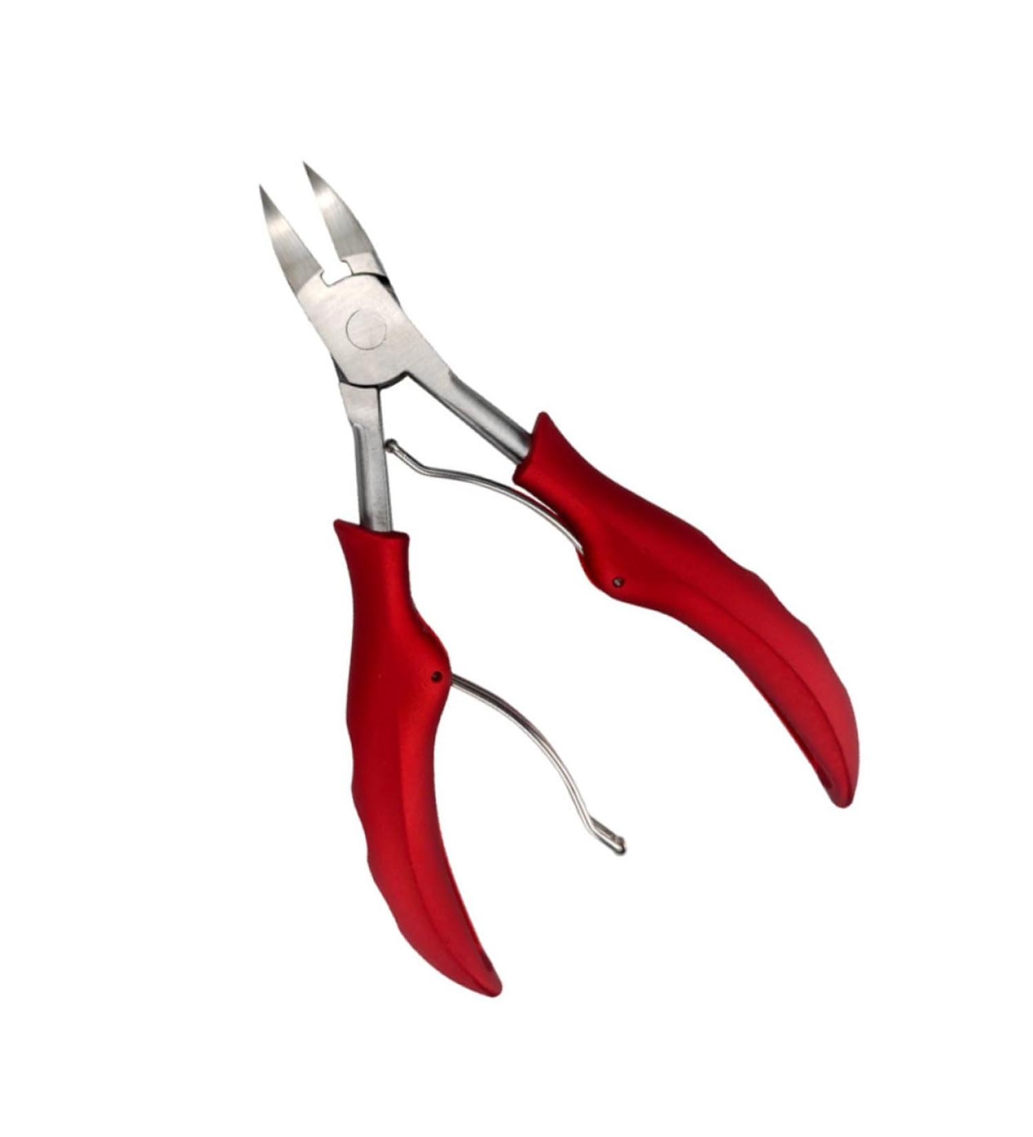 minkissy Nail Painting Tools 1pc Nail Clippers Pedicure Nail Kit Manicure Kit Nail Art Tools Kit Set Nail Scissors Nail Pliers Nail Supply Nail Clamp Groove Clamp Dead Skin Red Metal 13.8x6.8cm Red - Buy Online on GoSupps.com