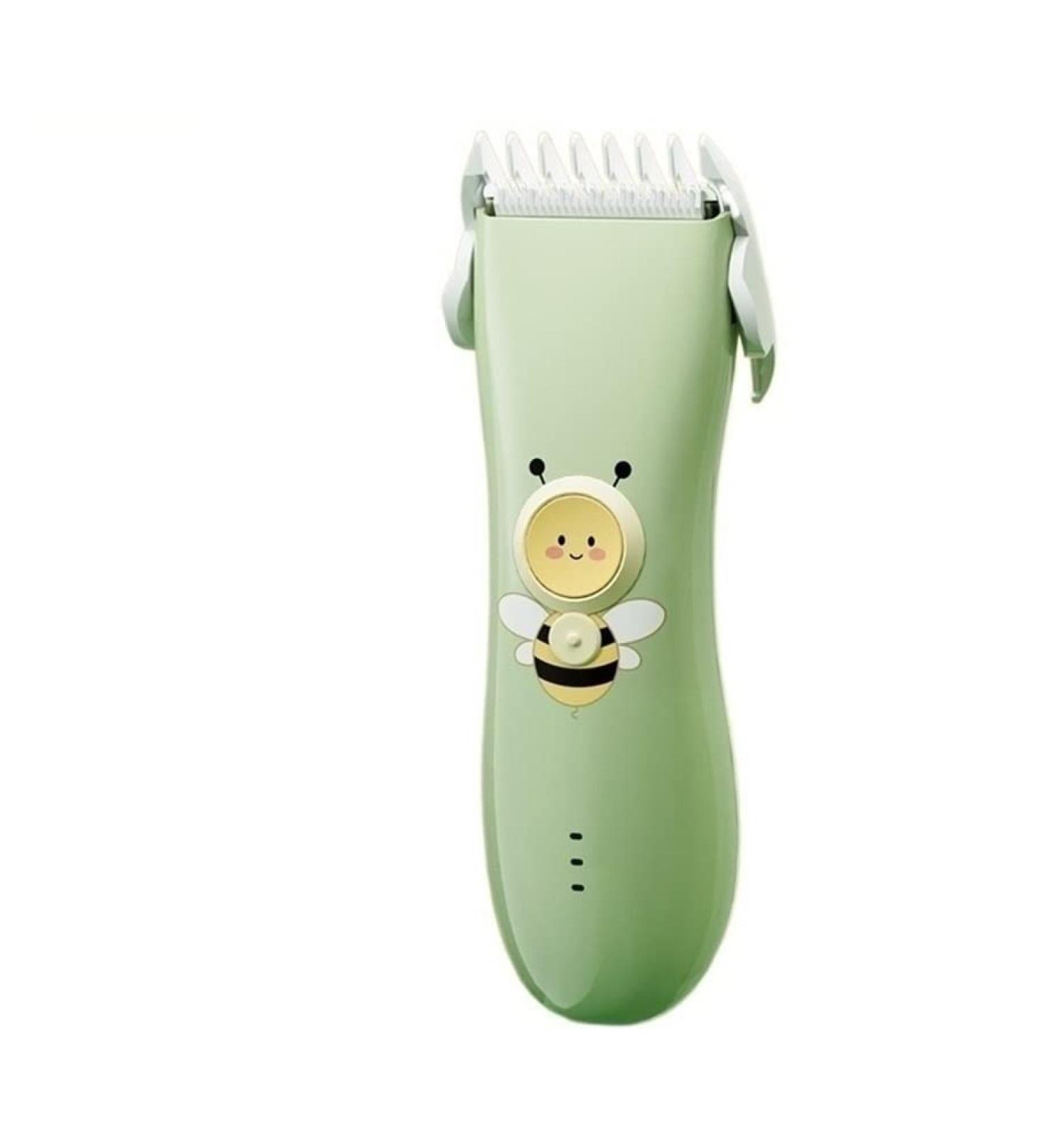 Baby Hair Clipper Electric Shaver for Newborns & Children - Lanugo Removal Tool (Abeja Verde Set 2) - Buy Online on GoSupps.com