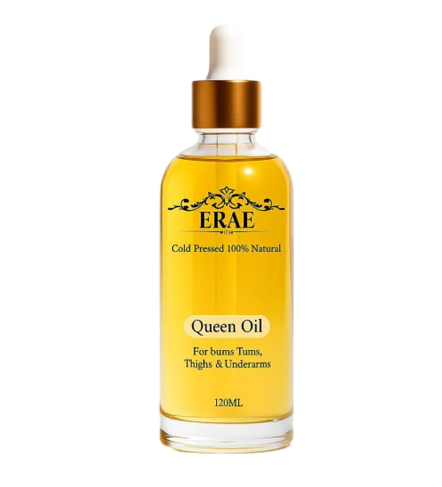ERAE Queen Body Oil Cold Pressed Botanical Blend for Hydrating & Firm-Looking Skin Lightweight Fast-Absorbing Body Moisturizing Oil for Arms Legs & Stomach - Buy Online on GoSupps.com