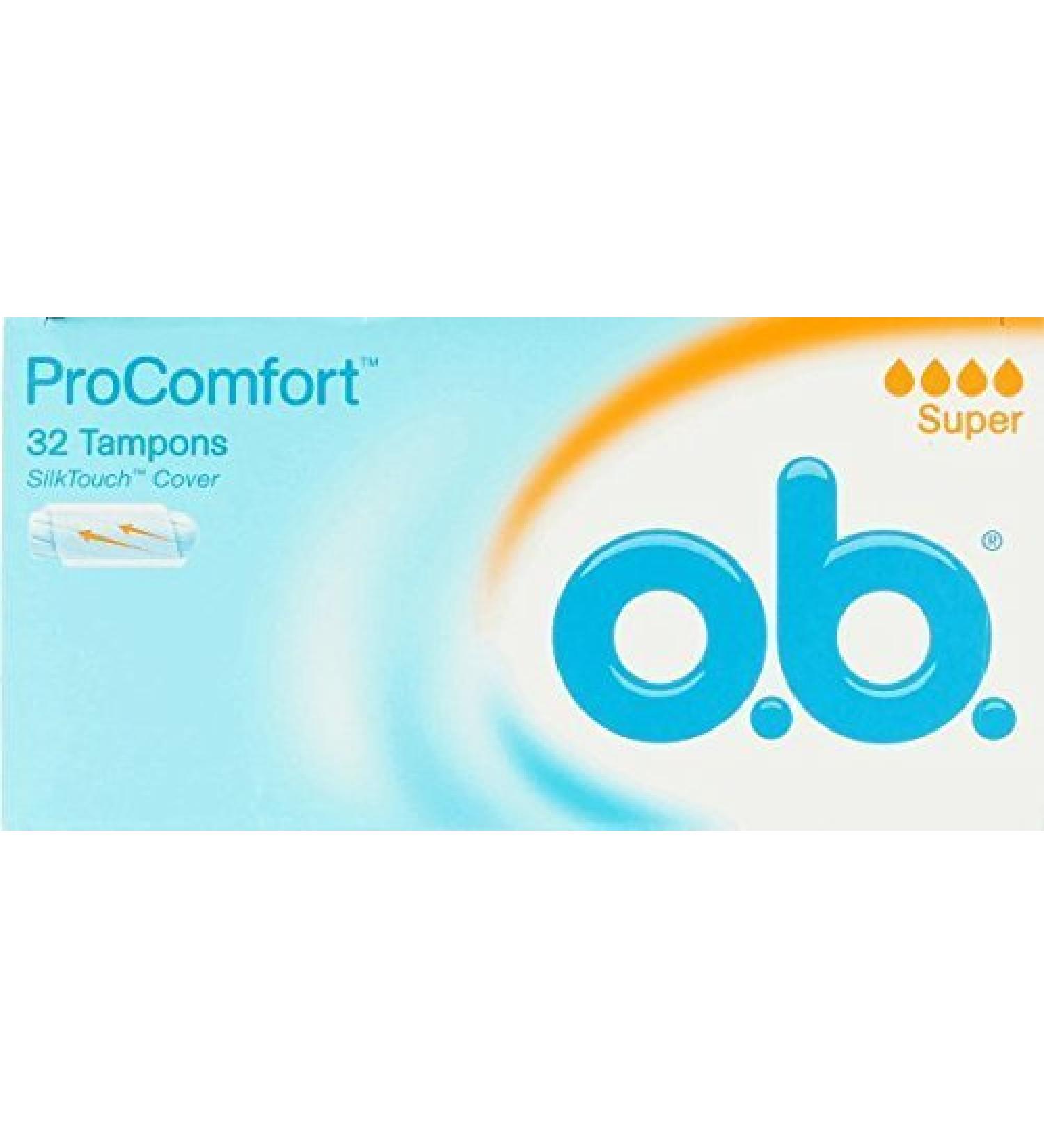 OB Pro Comfort Tampons 32 pieces Super