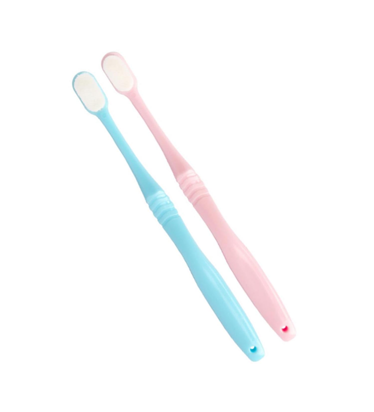Mobestech 2pcs Nano Ultrafine Soft Toothbrush - Ideal for Pregnant Women & Newborn Care | International Shipping Available - Buy Online on GoSupps.com