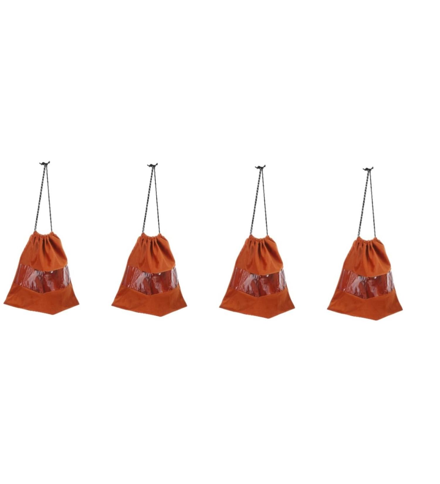 Baluue 4pcs Hair Dryer Storage Bag Travel Blow Dryer Drawstring Storage Bags Drawstring Pouch Coffee Suede - Buy Online on GoSupps.com