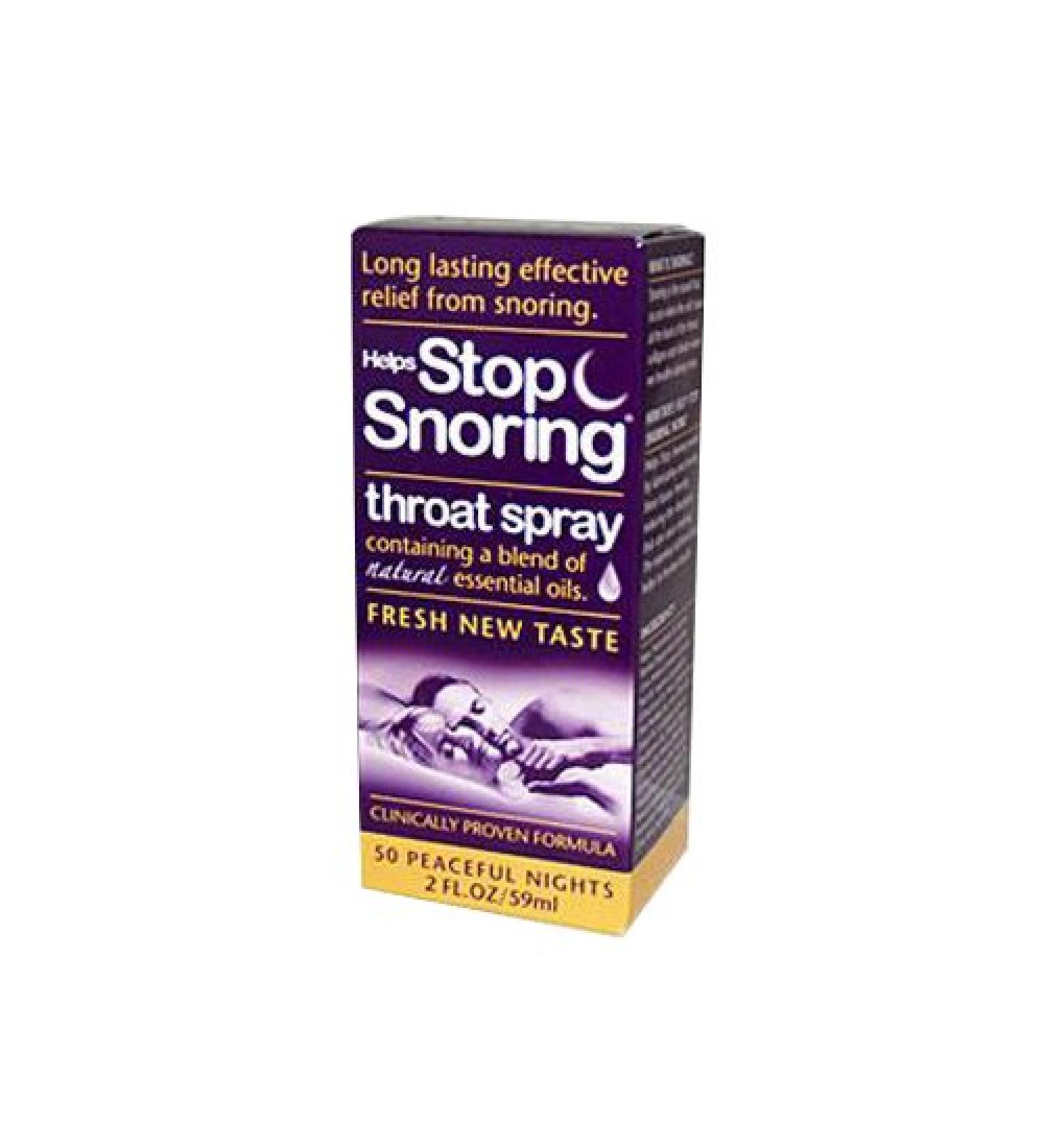 Essential Health Helps Stop Snoring Throat Spray, 2 Fluid Ounce