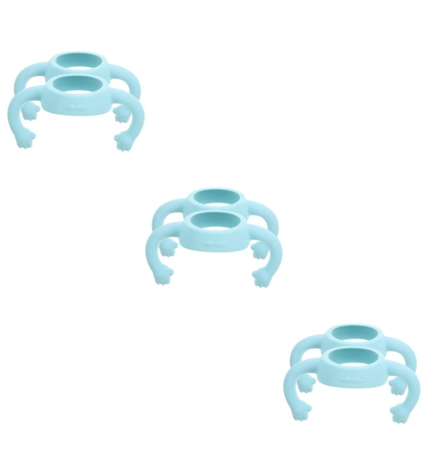 ifundom 6 Pcs Bottle Handle Bottle Accessories Bottle Grip Bottle Grip Silicone Bottle Grip Bottle Grip Milk Bottle Feeding Bottle Newborn 14.00X5.00X5.00CMx3pcs Sky-bluex3pcs - Buy Online on GoSupps.com