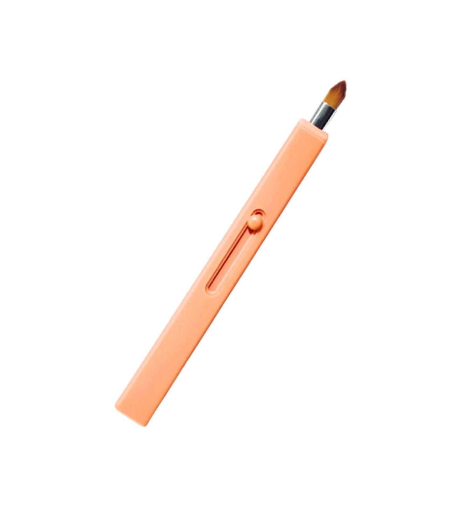 Mikinona 1pc Retractable Lip Brush Makeup Brush Lip Eyeshadow Lipstick Gloss Applicator Cosmetics Brush Tool Eyeshadow Foundation Brush Makeup Lip Brush Makeup Tool - Buy Online on GoSupps.com