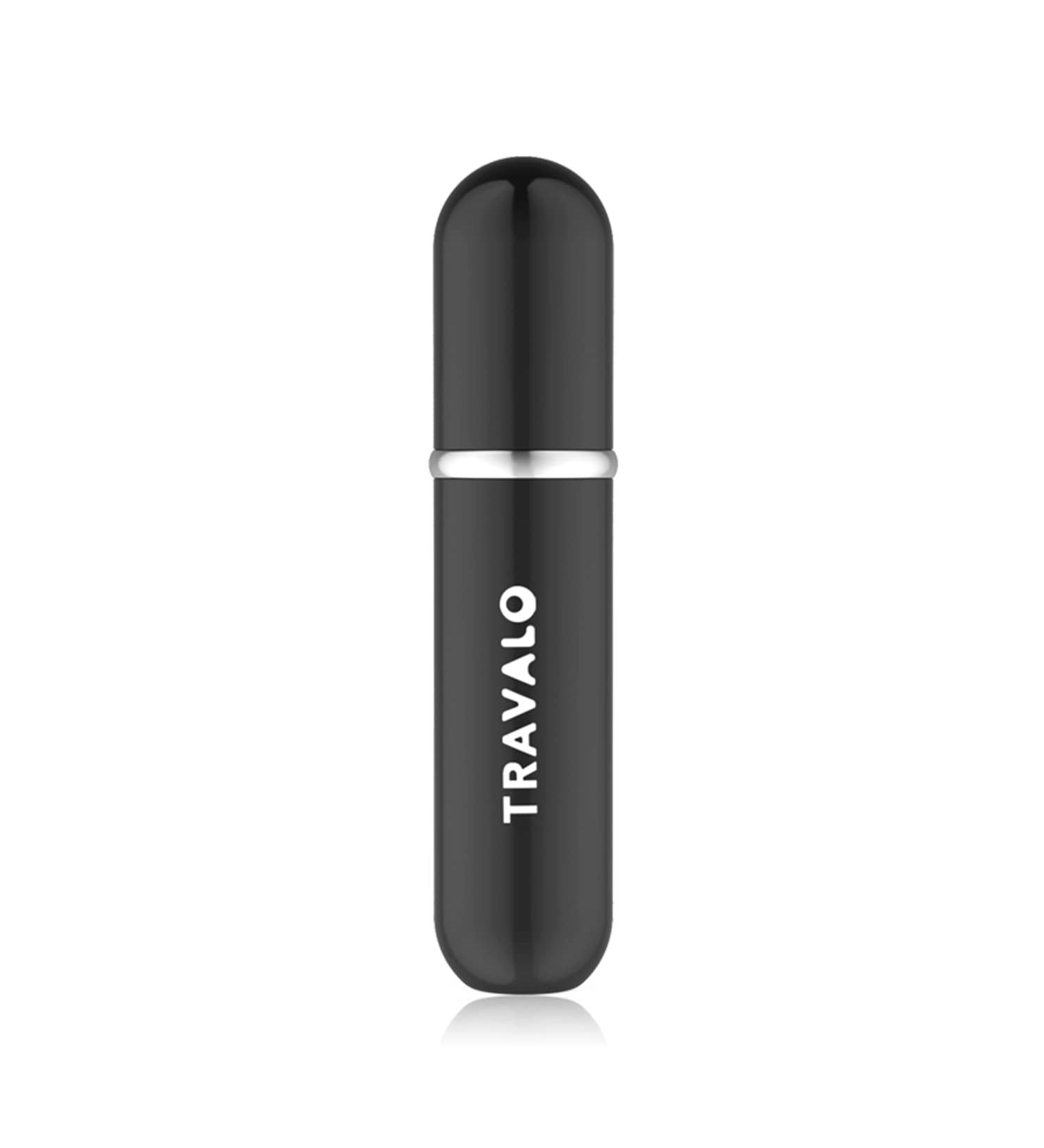 Travalo - Classic Refillable Perfume Spray - Revamped refill system - Durable Travel Spray - TSA Approved Atomizer - Aircraft Grade Aluminum Spray - Glass free - Black - Unisex - 0.13oz m Black 5 ml - Buy Online on GoSupps.com