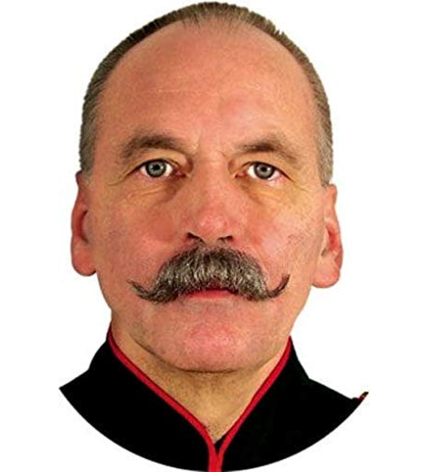Real hair beard Wilhelm Schwarz