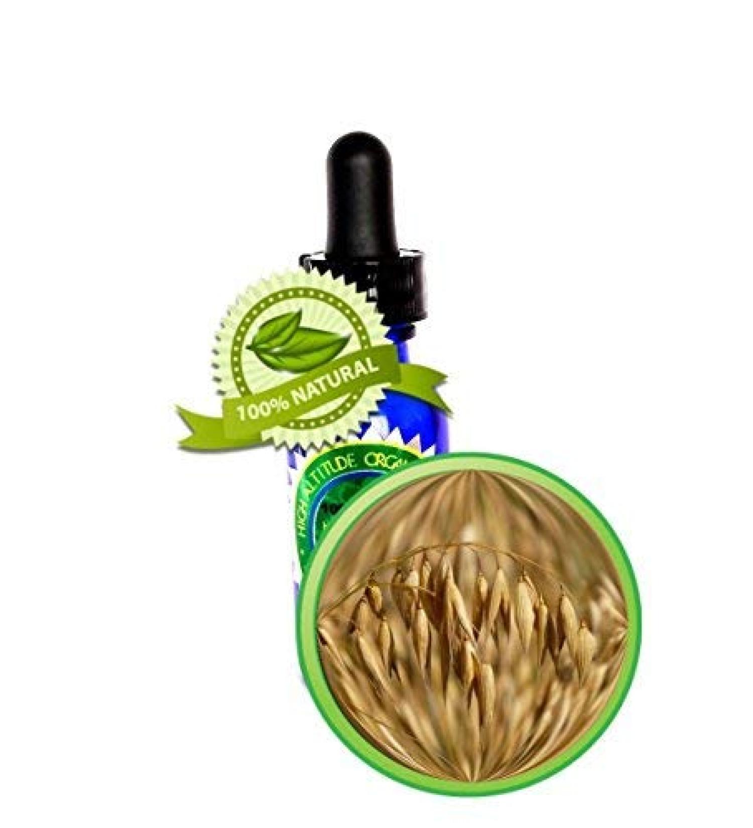1 fl oz (30ml) Oat (Avena Sativa) Oil - Virgin - Nourishing Anti-Aging Rejuvenating for Dry Mature Problem Skin