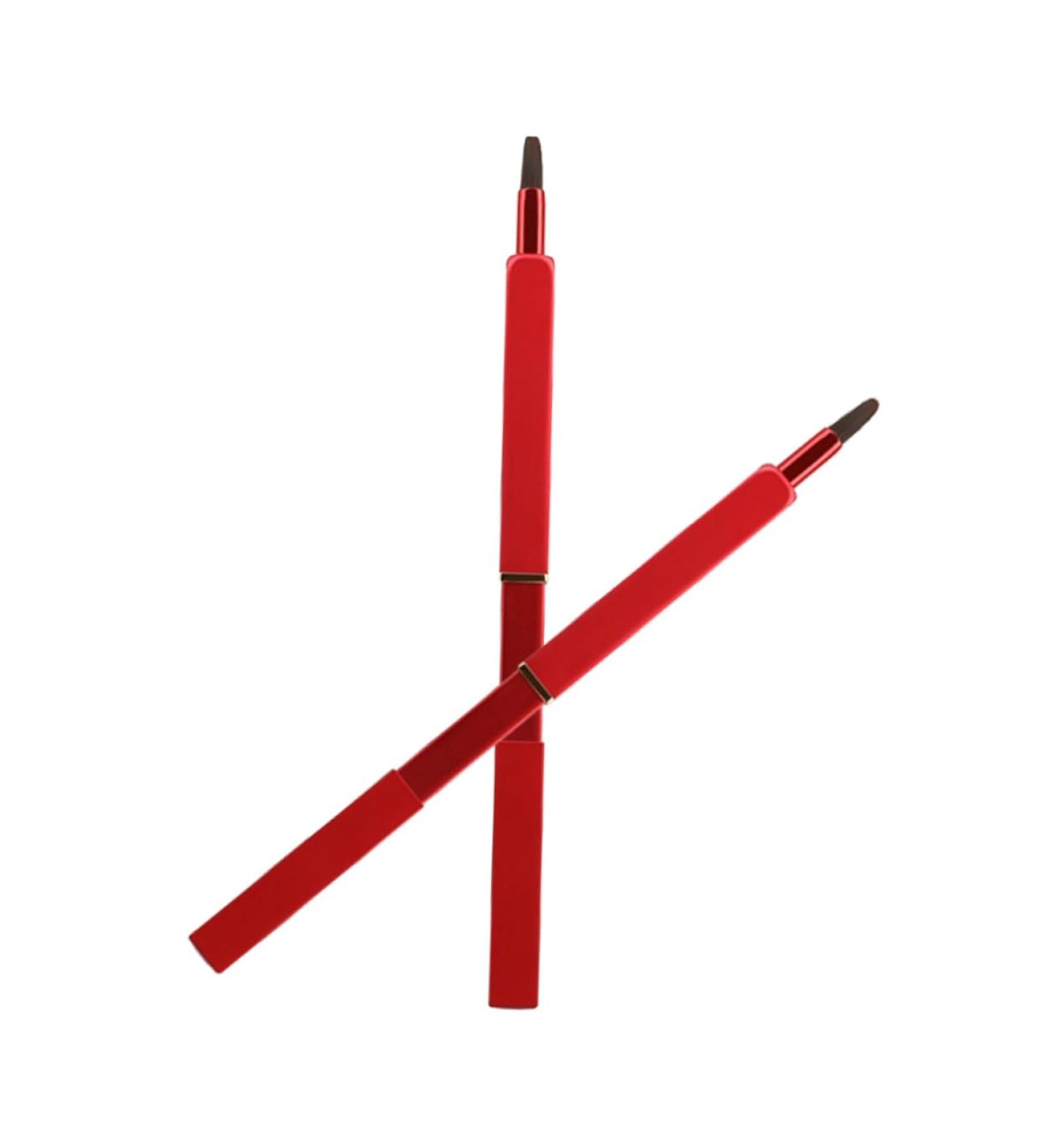 Travel Lip Brush makeup tool kit Makeup Brush Tool lipstick applicator Lip Gloss Makeup Lip Brush Lipstick Brush travel makeup brush handy lip brush make up blush 9.3*1cm Red - Buy Online on GoSupps.com