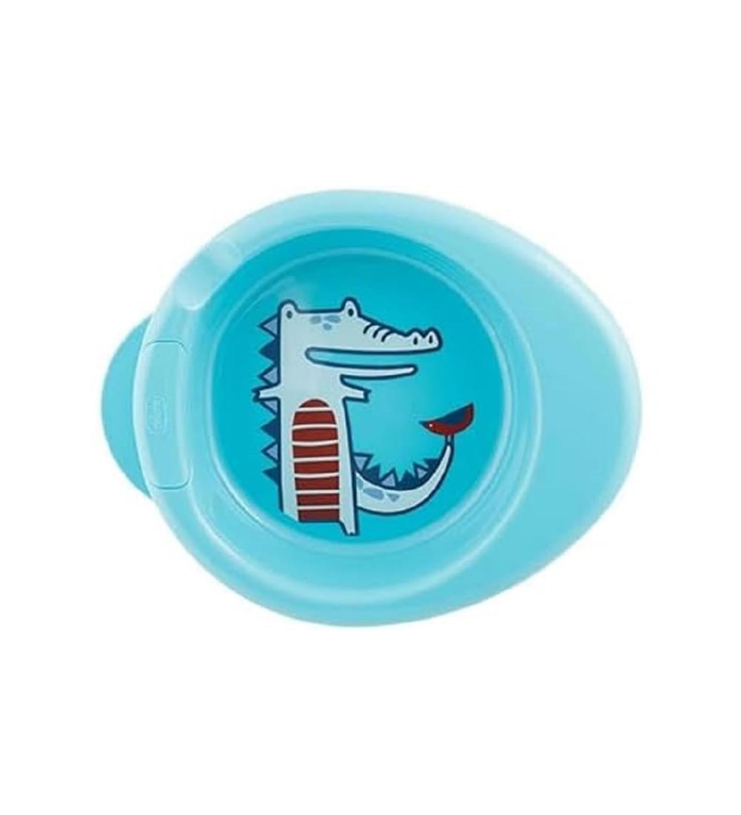 Chicco Warmy Baby & Toddler Thermal Plate Set | Non-Slip Weaning Plates with Hot Water Container for 6+ Months | Ideal Feeding Solution for Babies - Buy Online on GoSupps.com