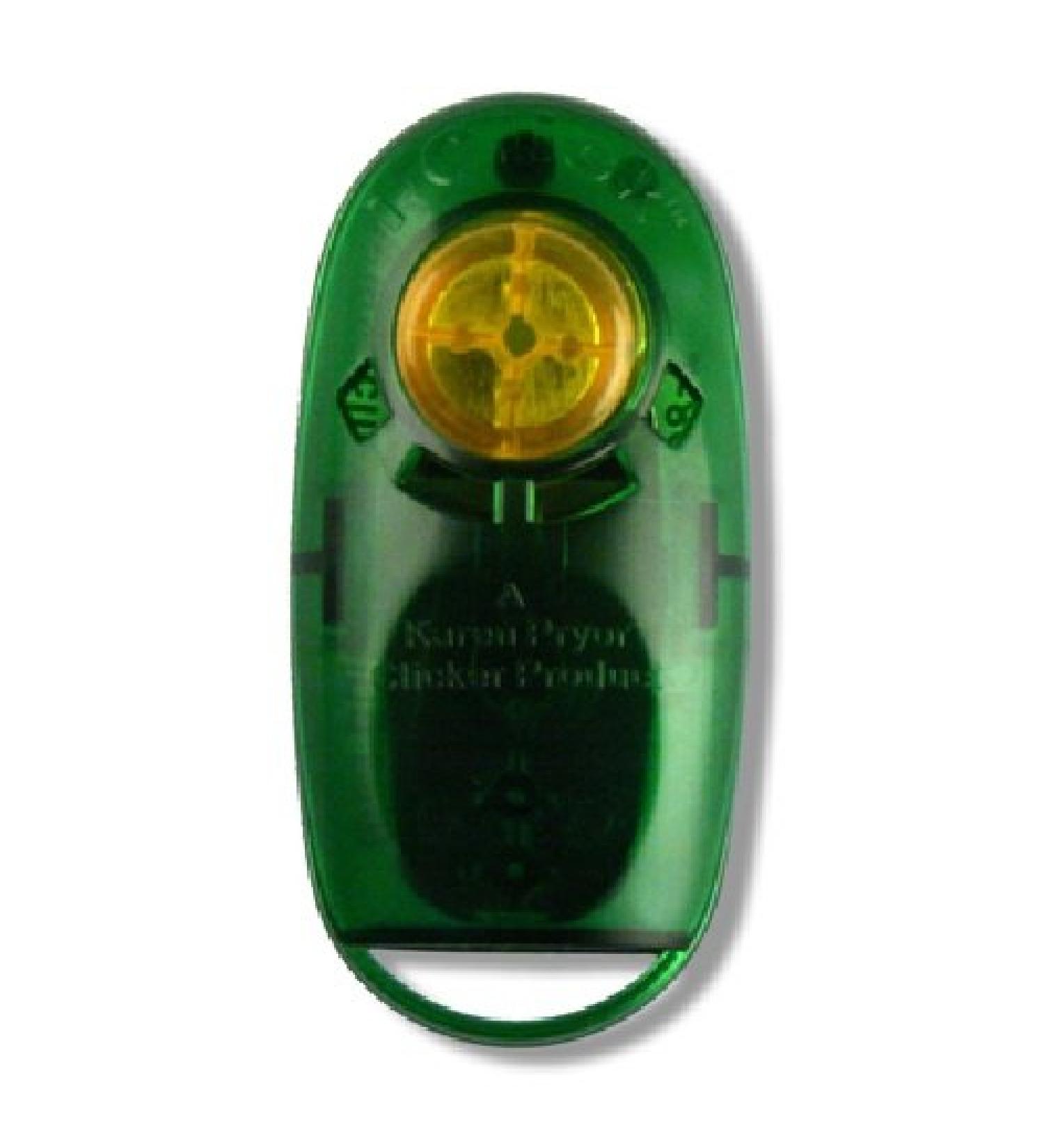 Jewel i-Click Karen Pryor Clicker Product Clicker Training (translucent green)