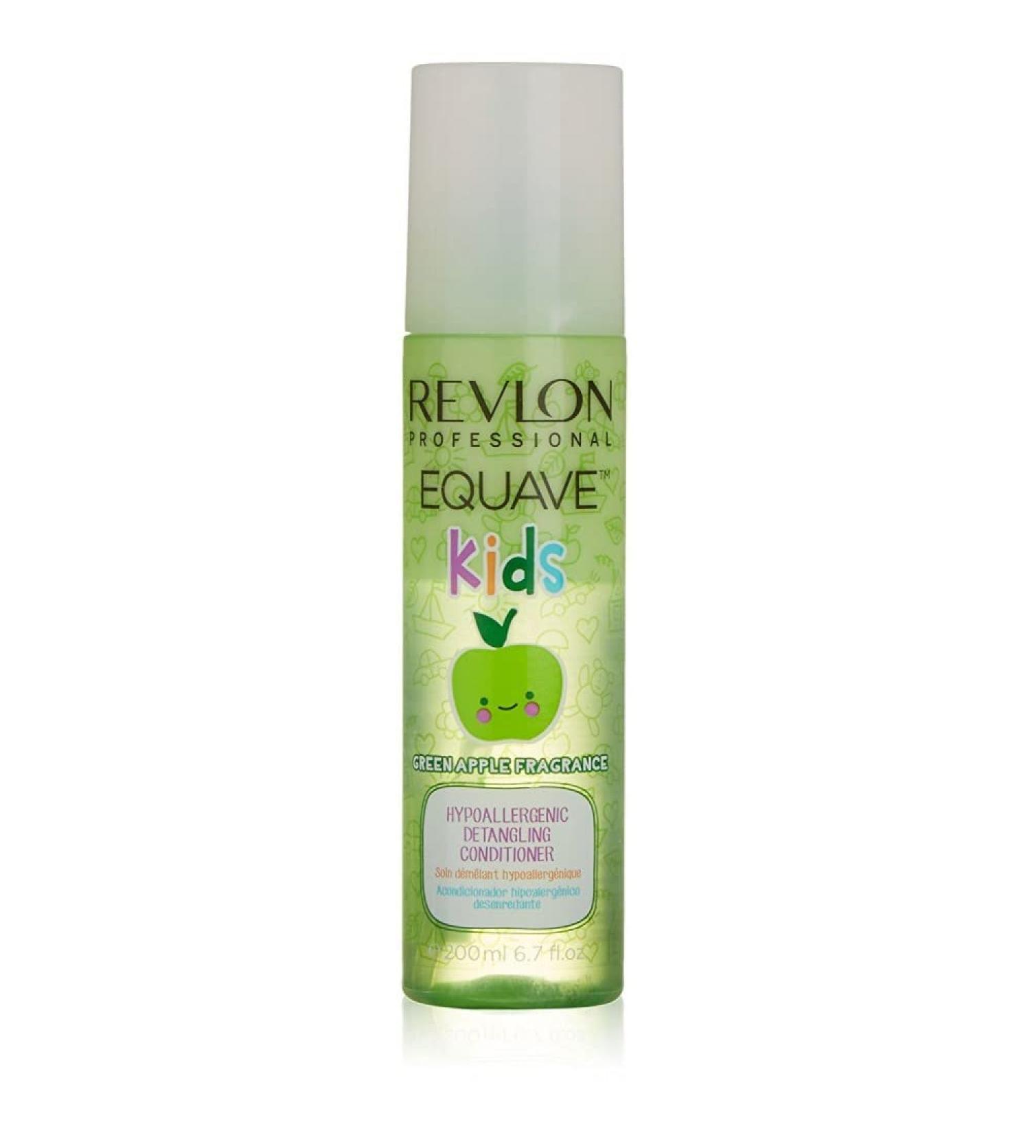 Revlon Eq Kids Apple Detangling Conditioner & Shampoo - Odourless Formula for Children 150ml & 200ml | Smooth & Tangle-Free Hair - Buy Online on GoSupps.com