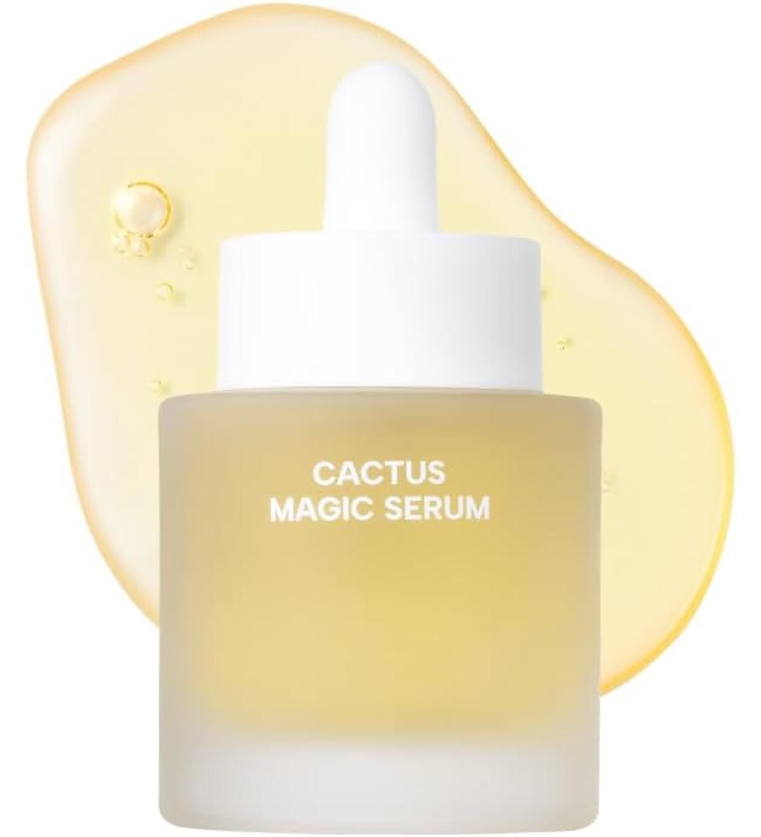 Whamisa Fresh Cactus Magic Serum 99.9% Natural 35.66% Organic Opuntia Ficus-Indica Cactus Extract Instant Wrinkle Remover Anti aging serum for Face & Eye Moisturizing Repairing 33ml - Buy Online on GoSupps.com