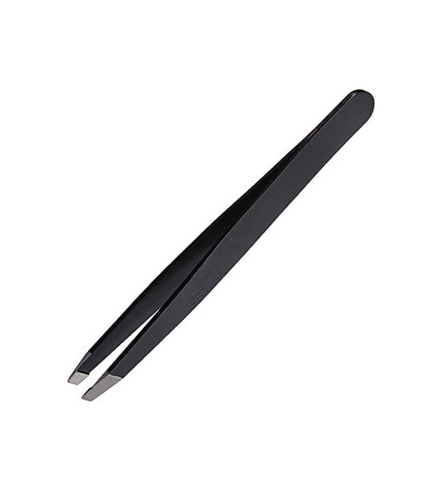 Stainless Steel Eyebrow Clip 3PC Set - Multifunction Tweezer for Facial Hair Removal - Black - Buy Online on GoSupps.com