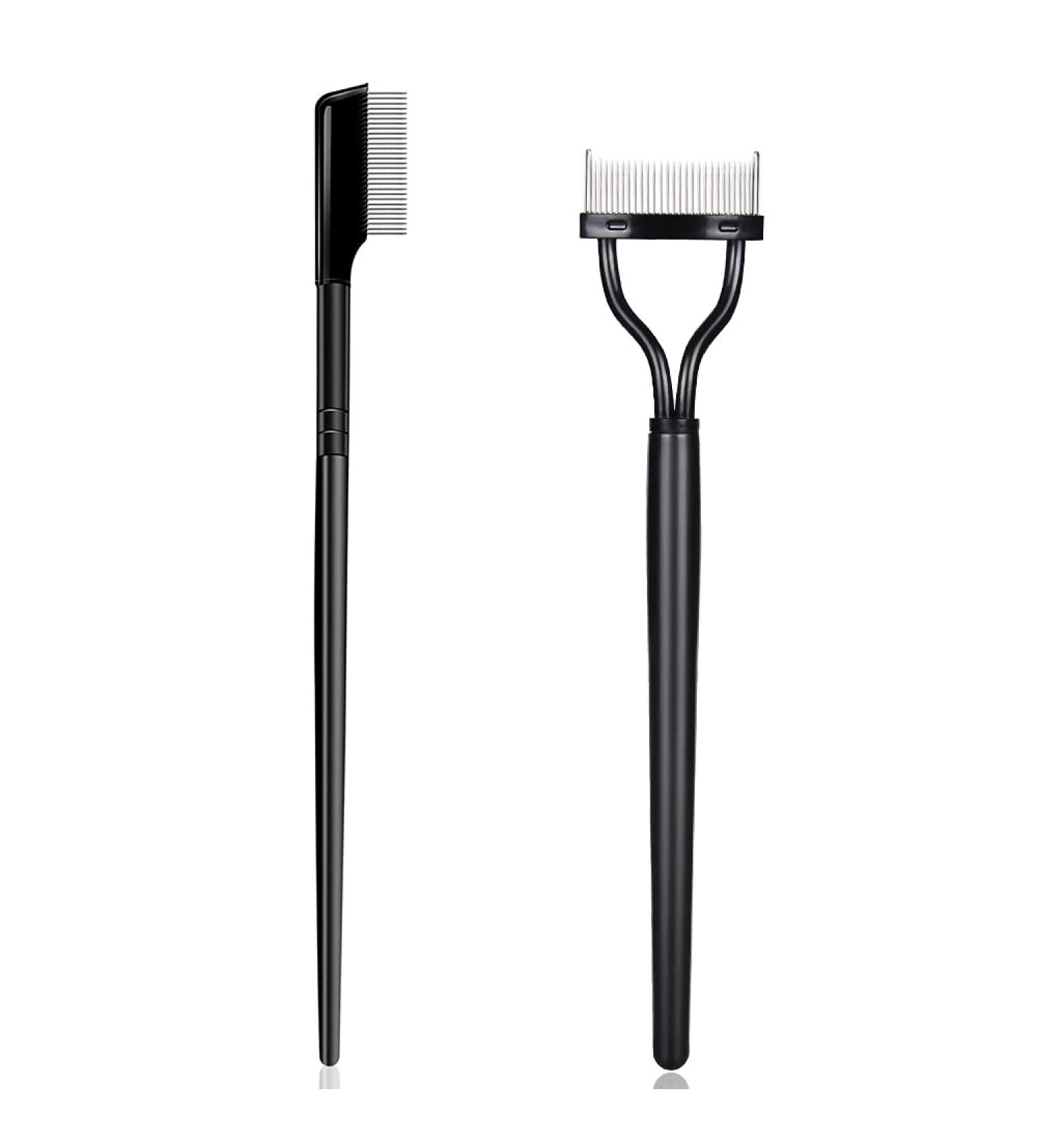 2Pcs Metal Teeth Eyelash Comb Separator - Curler & Mascara Applicator - Buy Online on GoSupps.com
