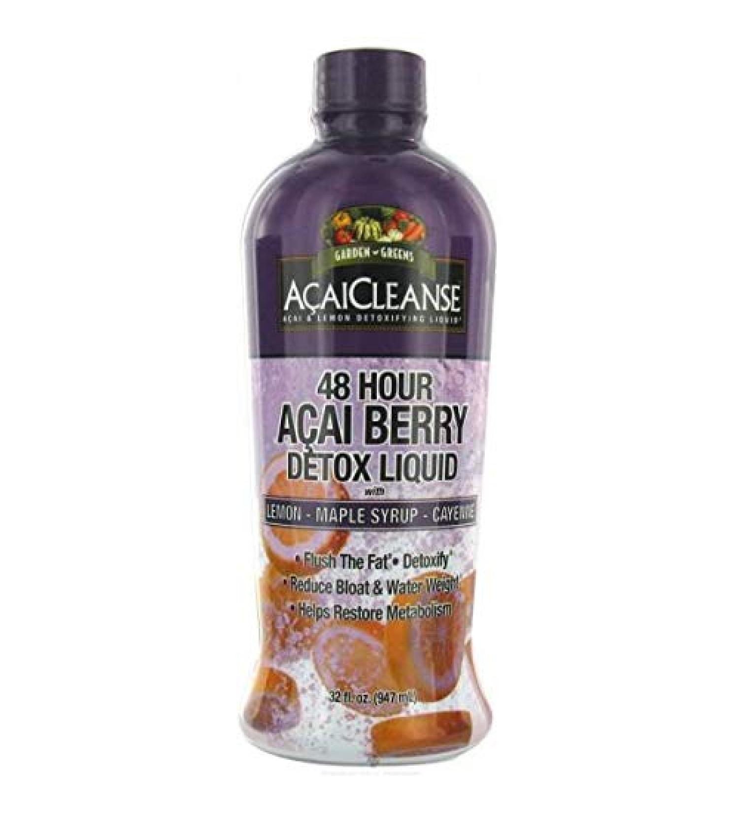 Garden Greens Acai-Cleanse 947ml 32 fl oz - Detox & Cleanse Formula (1 Pack) - Buy Online on GoSupps.com