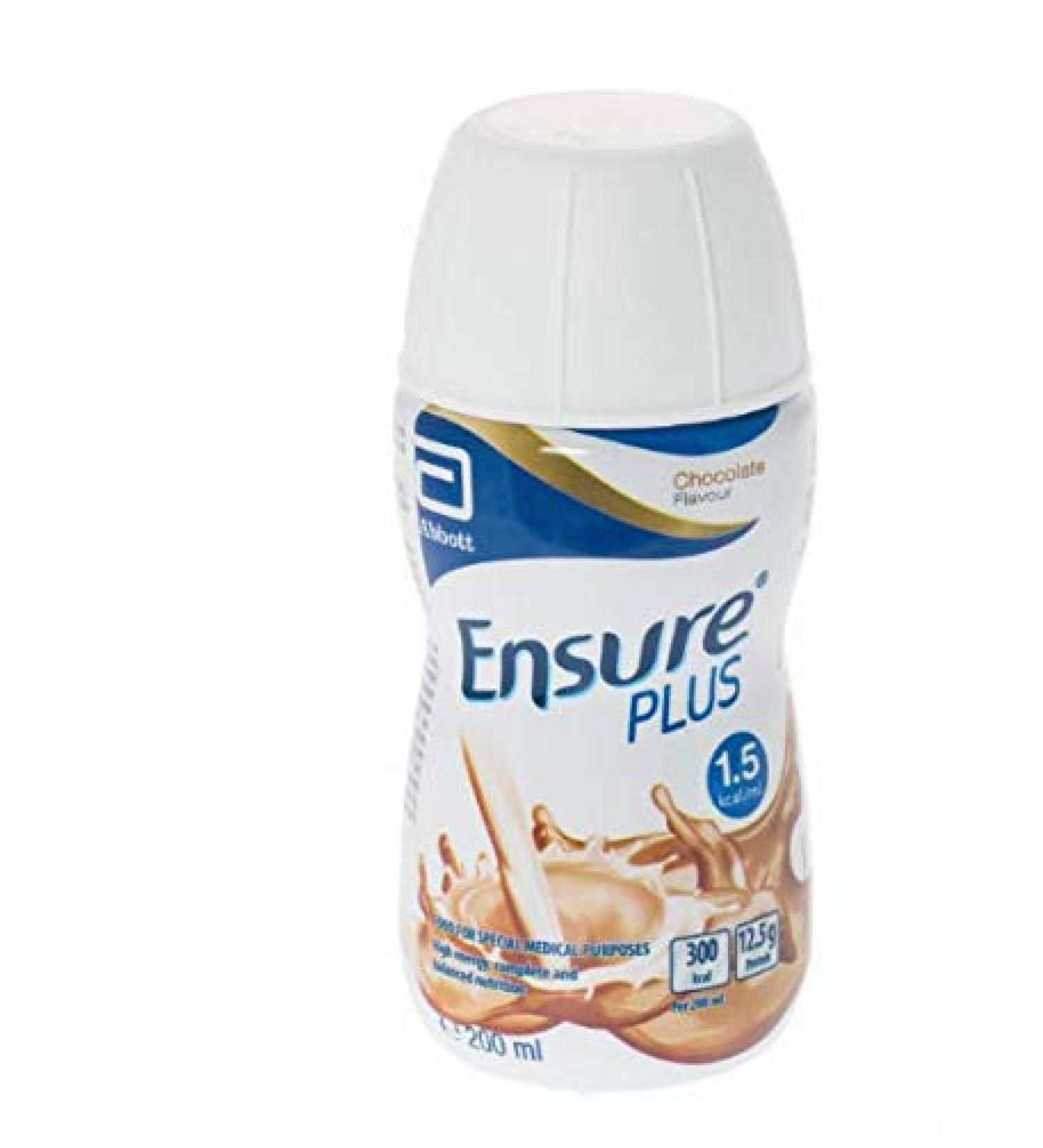 Ensure Plus Chocolate 200ml - Nutrient-Rich Supplement Drink (Pack of 1) - Buy Online on GoSupps.com