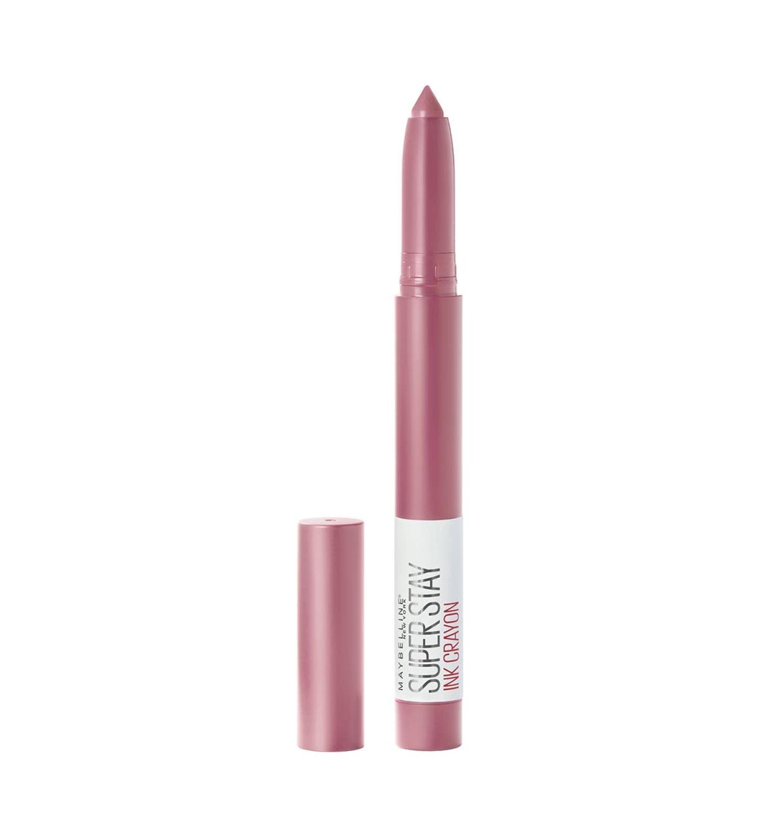 Maybelline Super Stay Ink Crayon Lipstick - Seek Adventure 0.04 oz (Warm Pink) - Buy Online on GoSupps.com