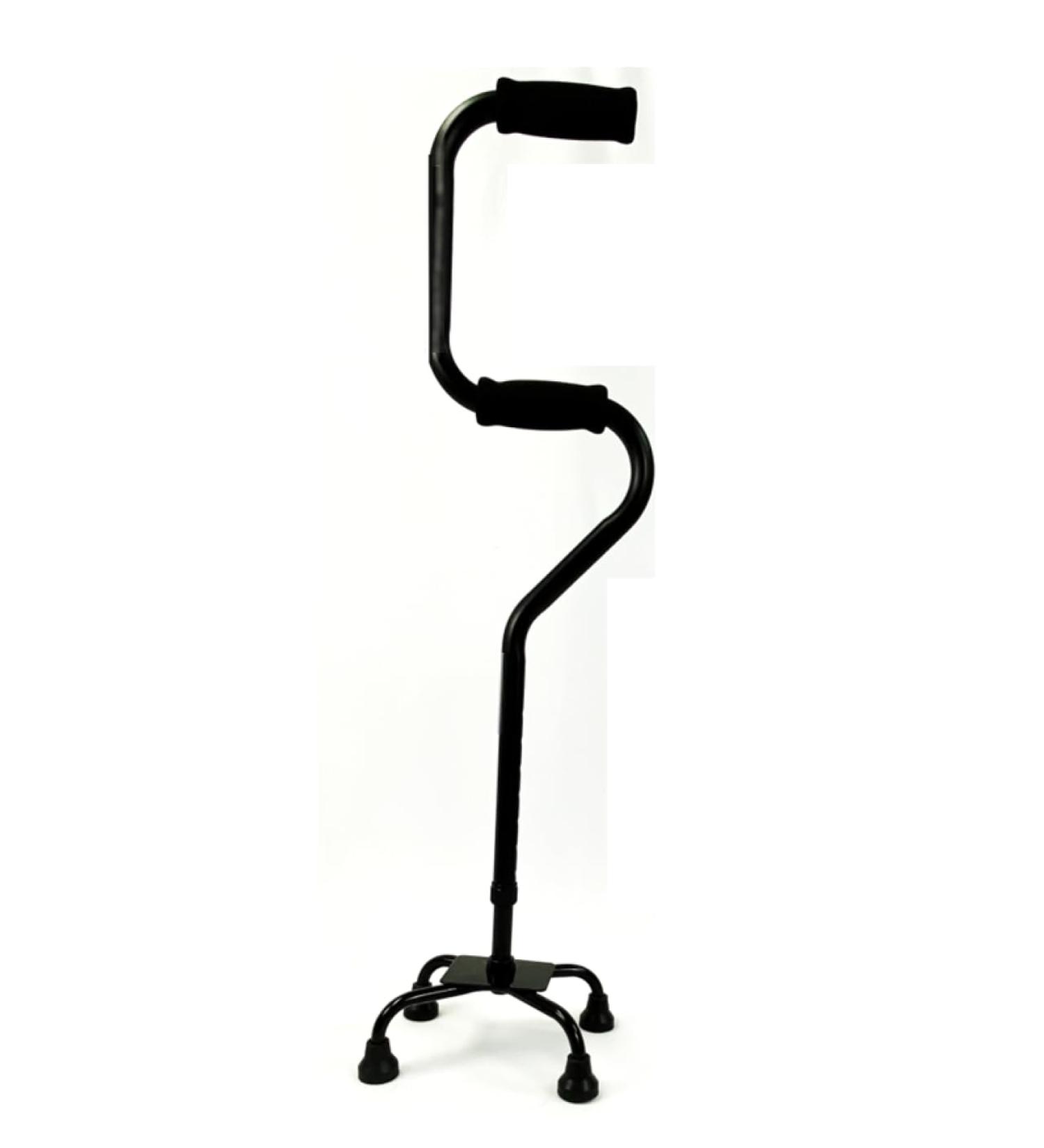 Dr.Safe Quad Cane with Adjustable Height 2 Handles for Easy Rise from Seated Positon. Suitable for Right or Left Handed - Buy Online on GoSupps.com