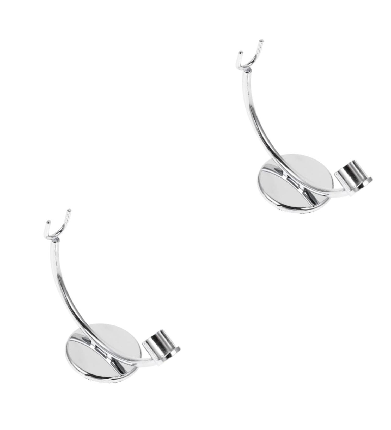 Minkissy Metal Brush Holder & Razor Rack - 2 STK Shaving Stand for Men Durable Storage for Shaving Brushes - Buy Online on GoSupps.com