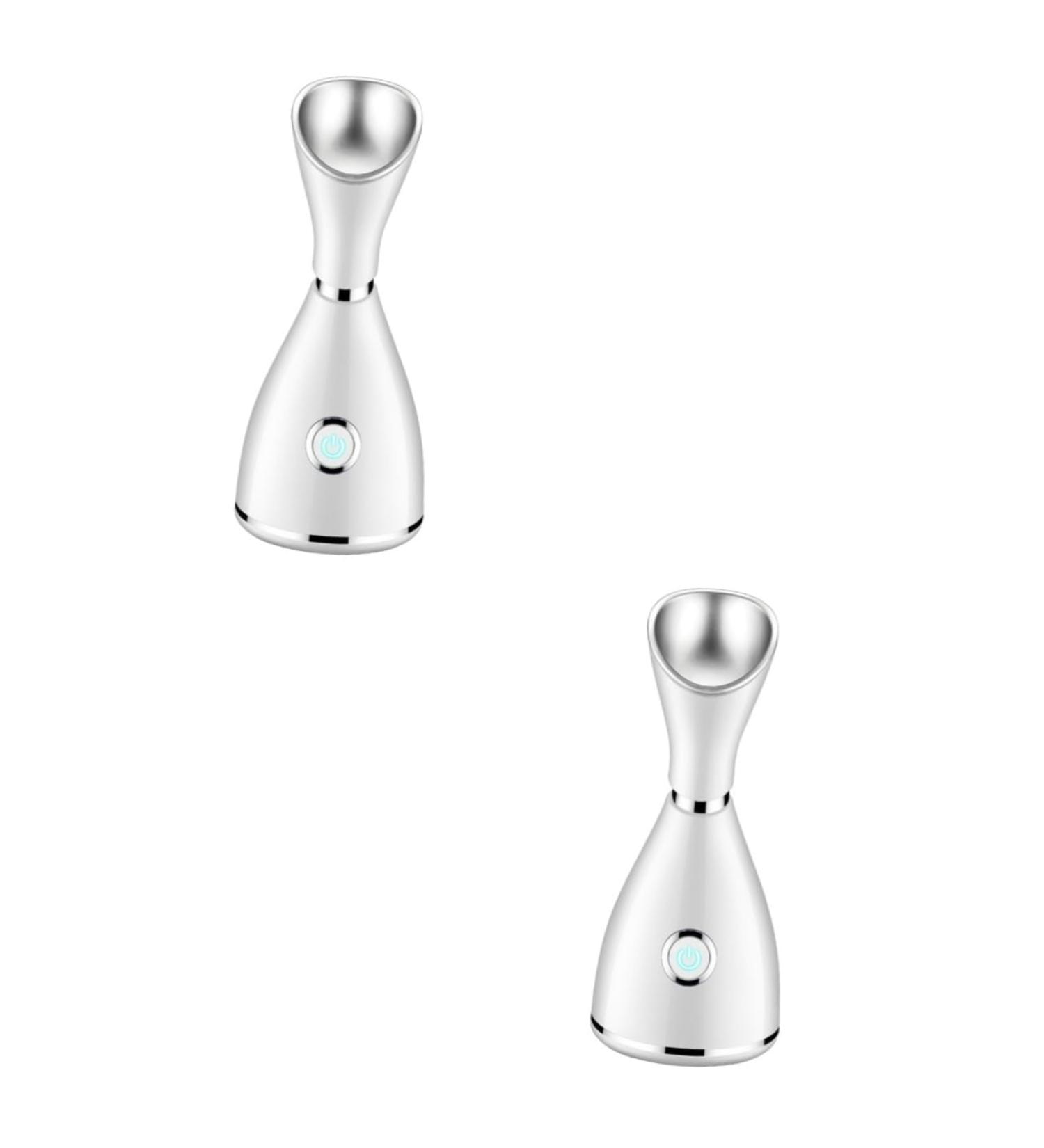 Healeved 2pcs Beauty Steaming Face Instrument Hot Spray Hydrating Facial Sprayer White - Buy Online on GoSupps.com