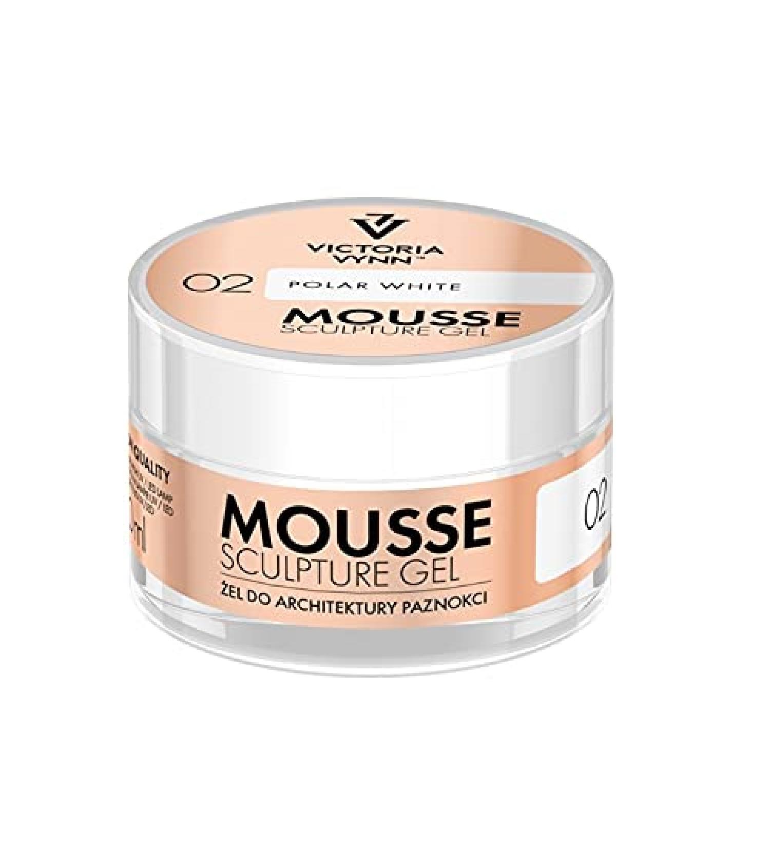 Mousse Sculpture Gel 50 ml Crystal Glass (Polar White 02)