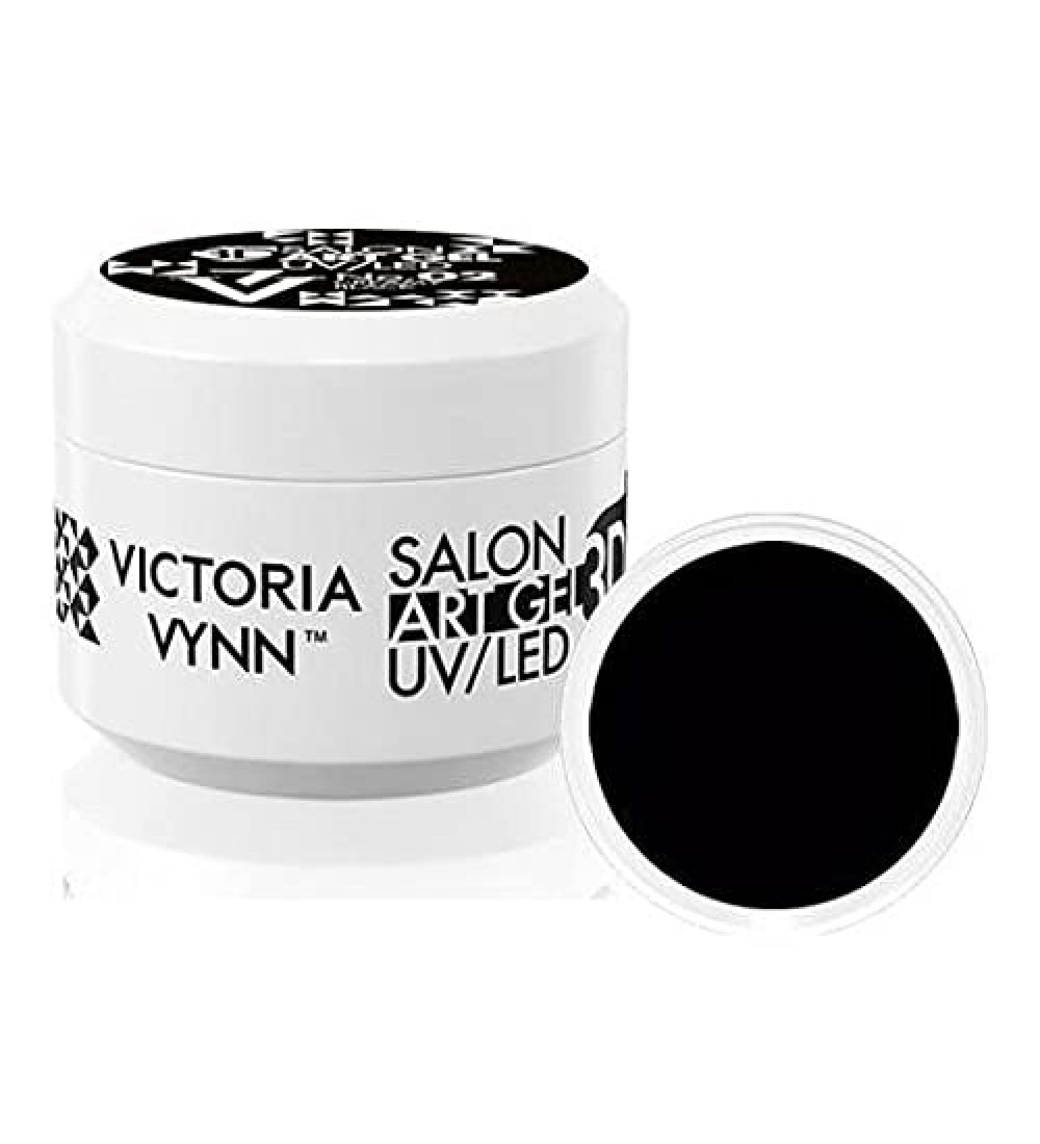 Buy VICTORIA VYNN Art Gel 3D 02 Creamy Black - Solid Color Nail Gel for Stunning Manicures | International Shipping Available - Buy Online on GoSupps.com