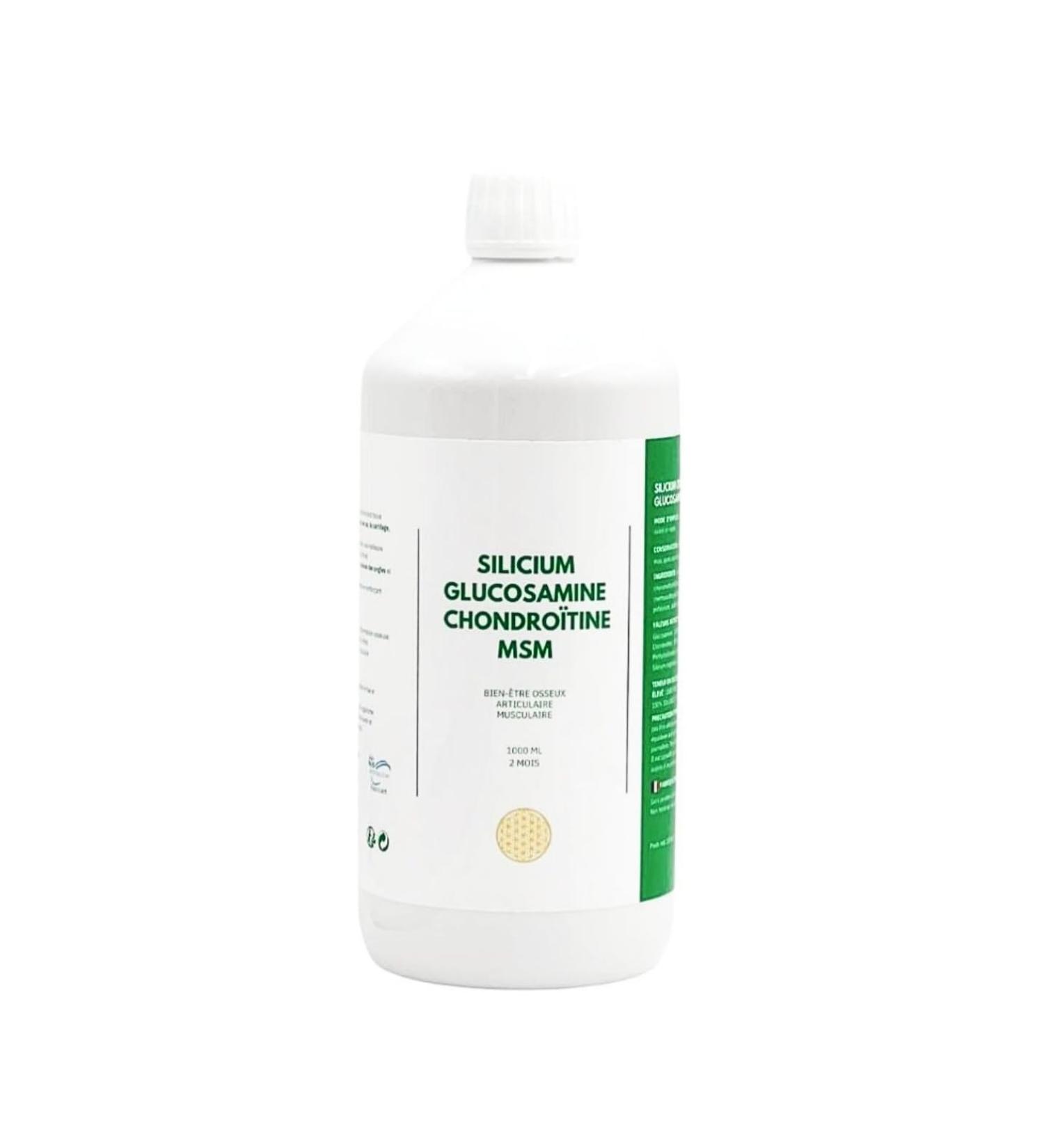 Silicon Glucosamine Chondroitin MSM - 1000ml - Paraben Free Lactose Free Flavorless Non-GMO - Buy Online on GoSupps.com