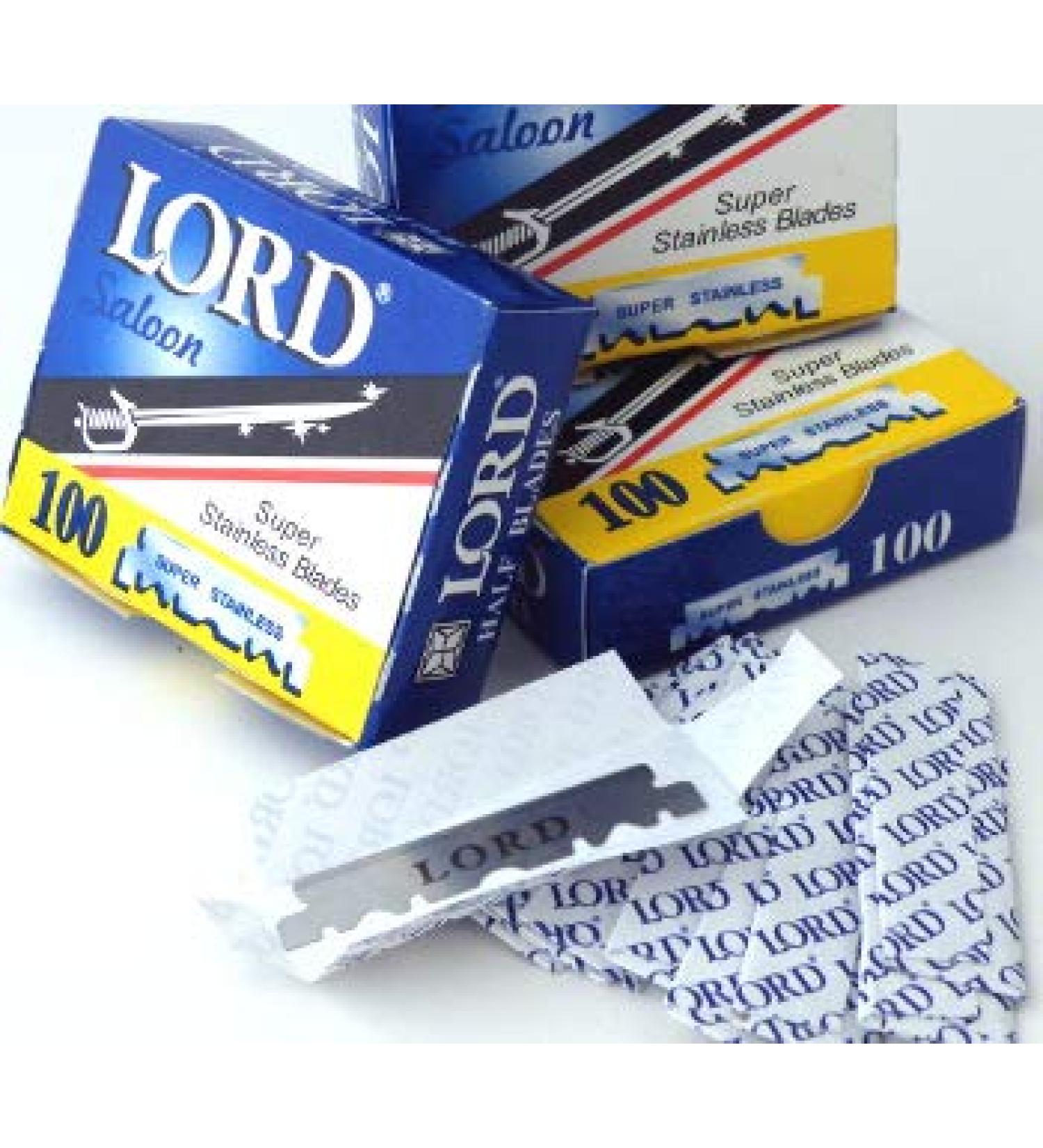 Buy LORD Salon Super Stainless 1/2 Blade Razors - 1000 Blades for Professional Shaving | International Shipping Available - Buy Online on GoSupps.com
