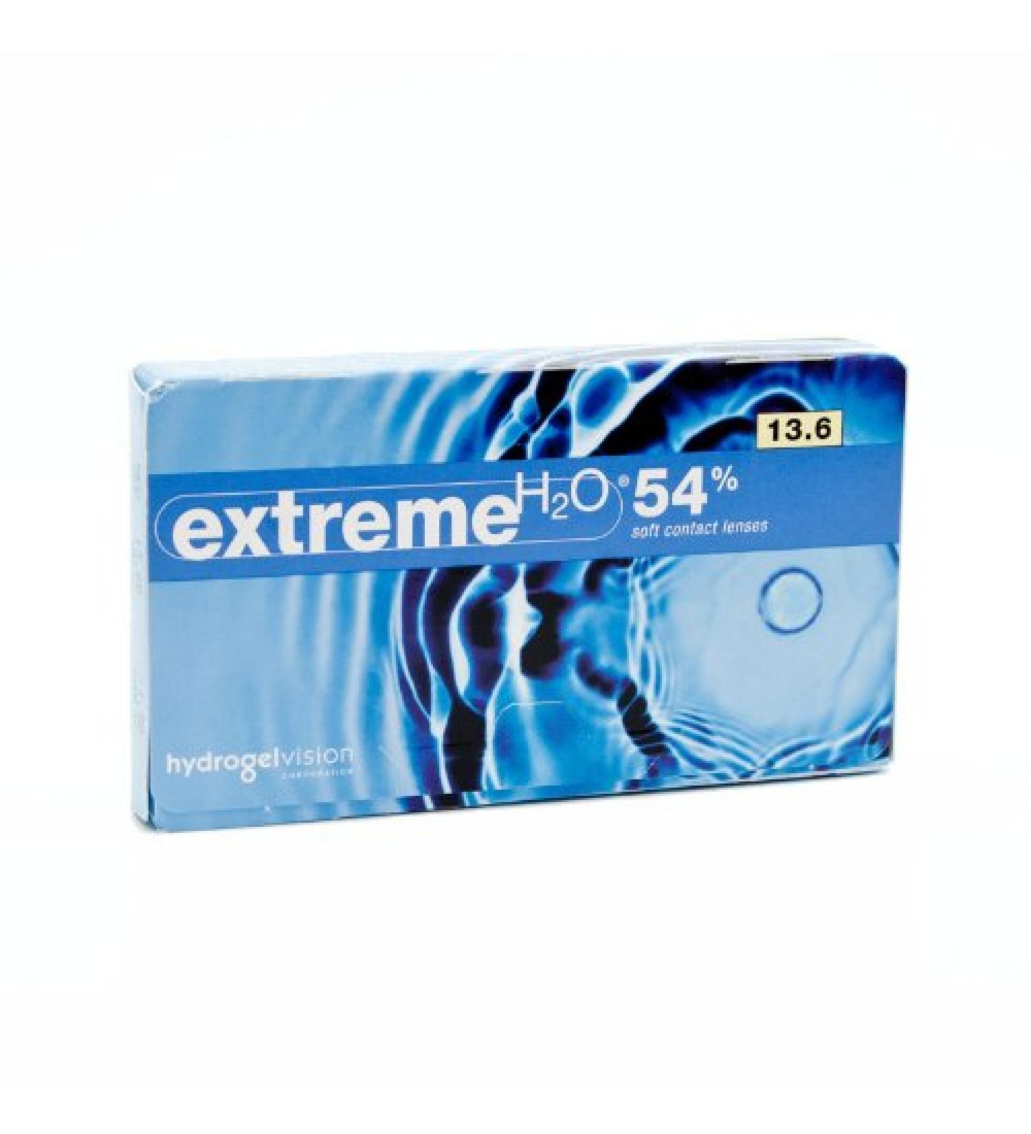 Techno Lens Extreme H2O 54% contact lenses - box of 6 (+2.25 / 13.6)