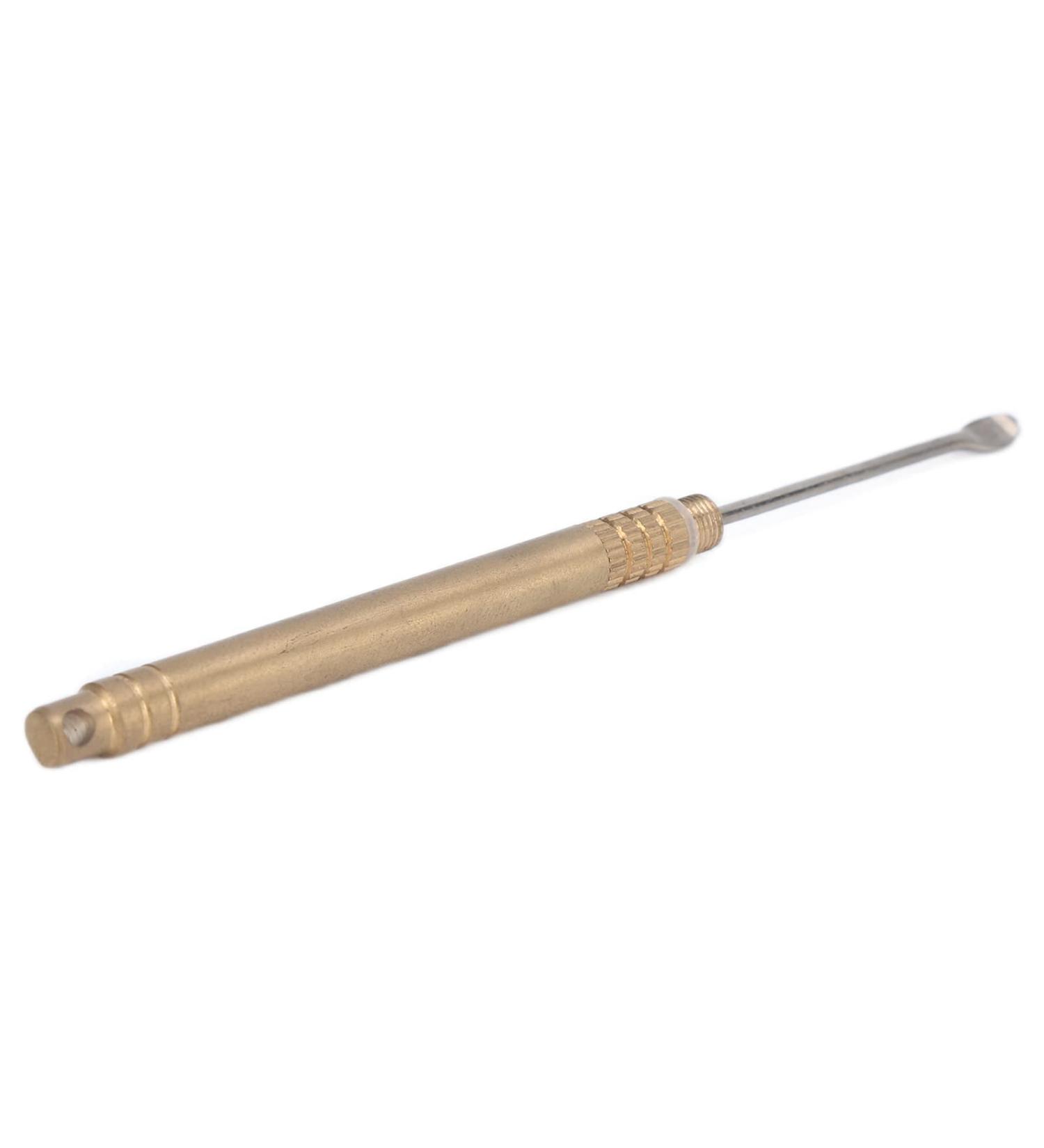 Oceanside Ear Pick - Alloy Brass Glossy Ear Cleaning Tool | Portable Light Removal for International Shipping - Buy Online on GoSupps.com